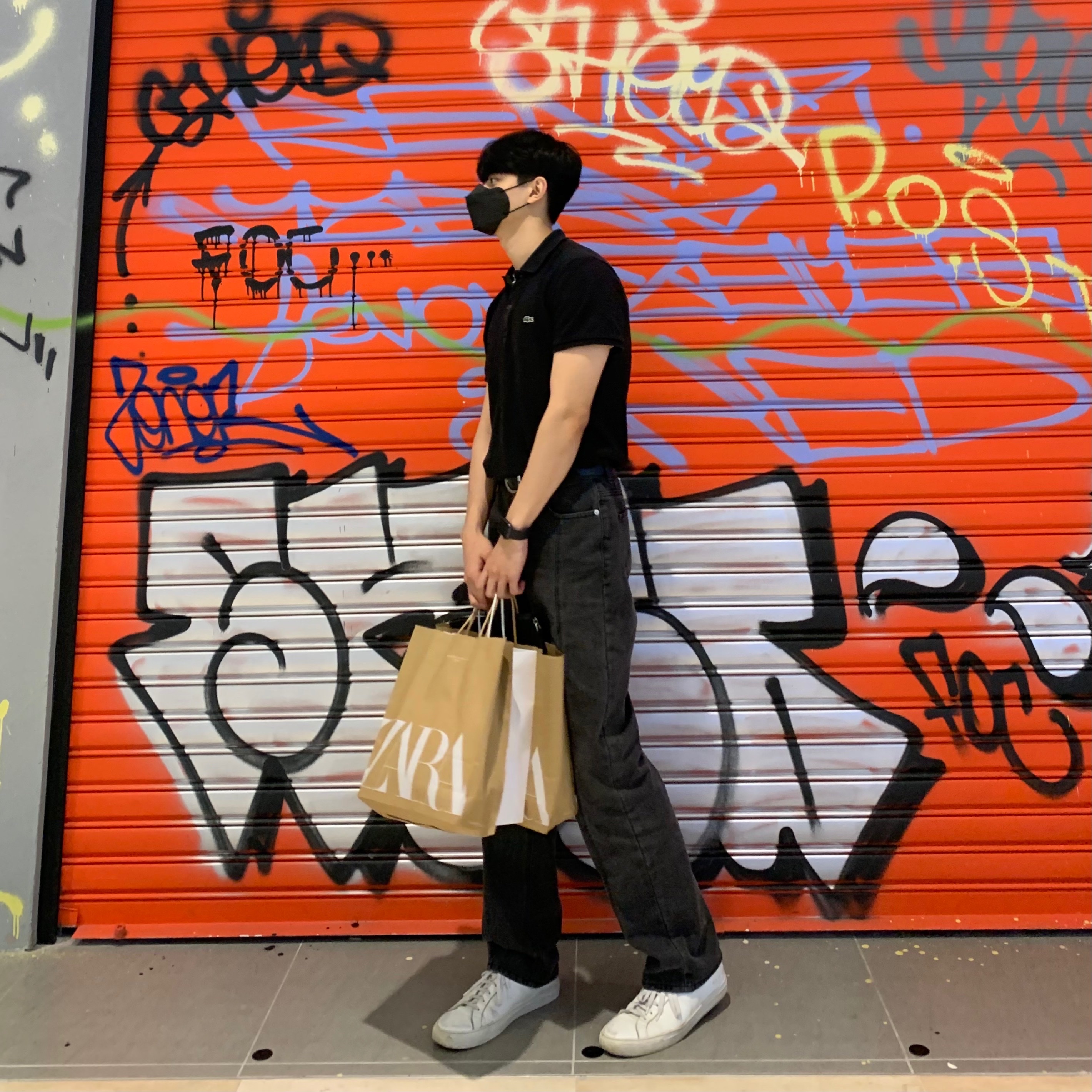 Common Projects Original Achilles Low White 착용 스타일 - 2