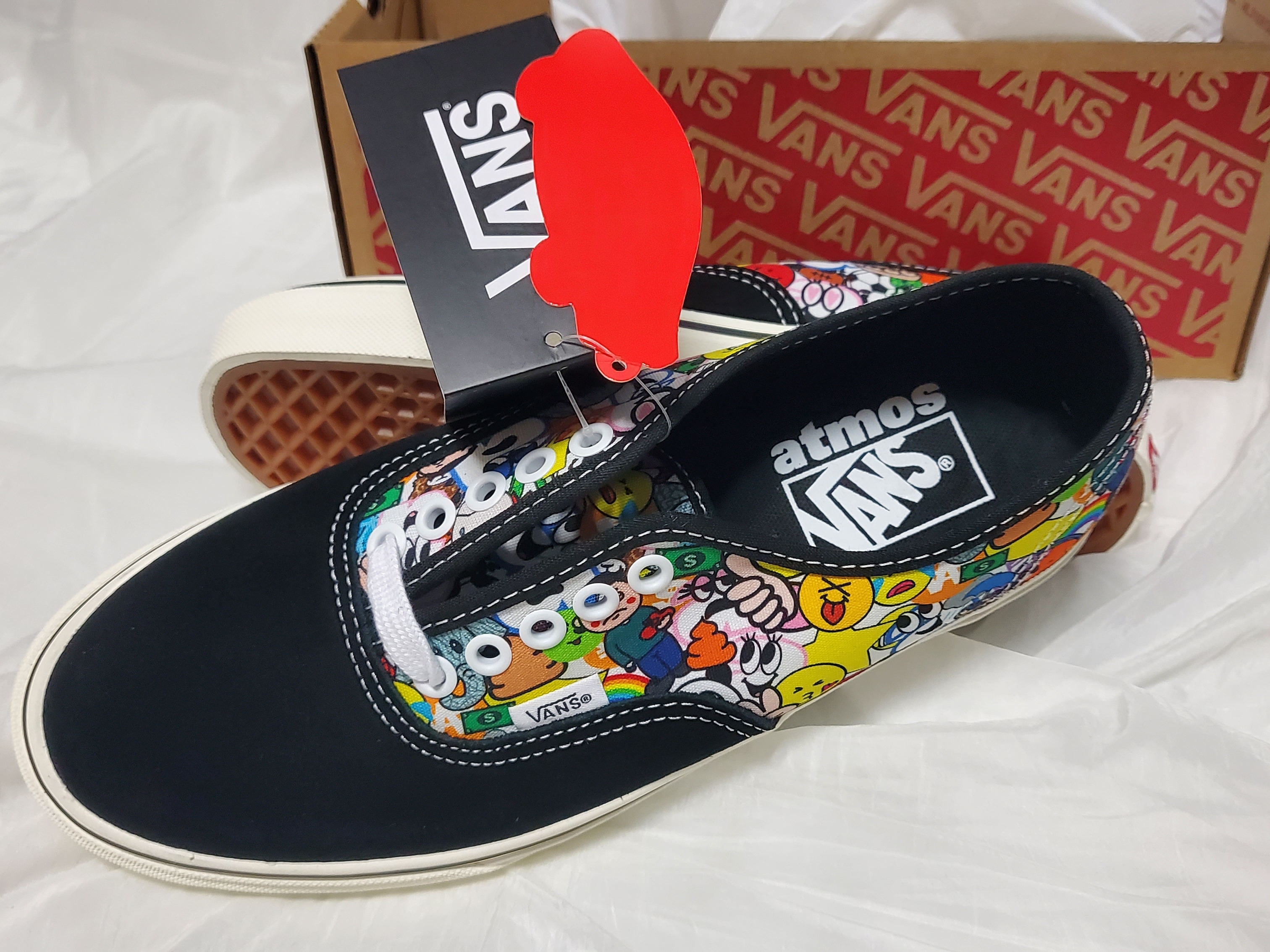 Vans x Atmos Authentic Emoji 착용 스타일 - 1