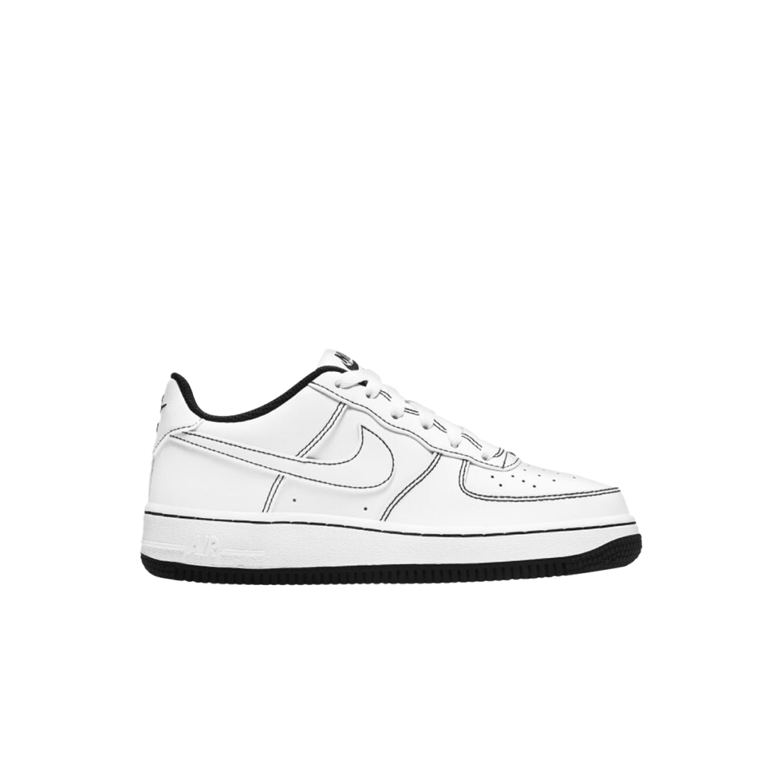 (GS) 나이키 에어포스 1 스티치 블랙((GS) Nike Air Force 1 Stitch Black) - 1