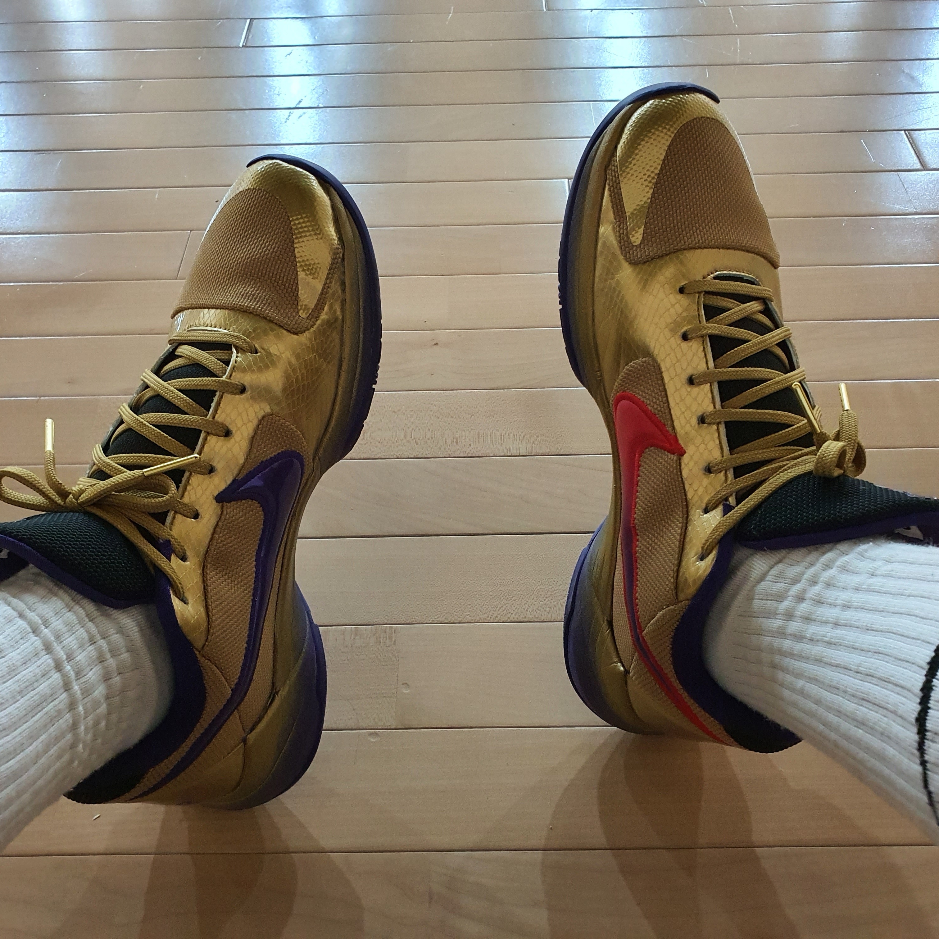 Nike x Undefeated Kobe 5 Protro Hall of Fame 착용 스타일 - 1