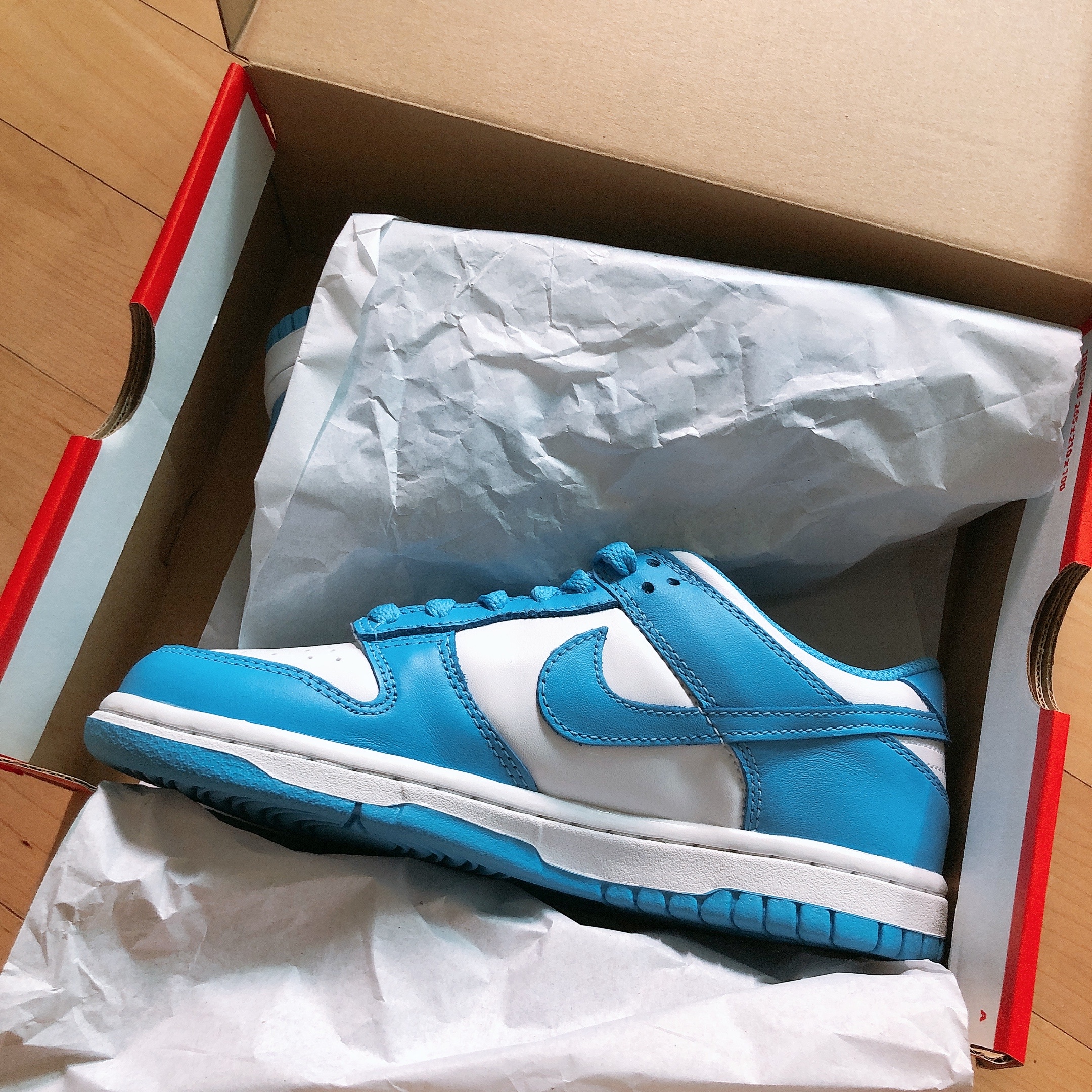 (GS) Nike Dunk Low University Blue 착용 스타일