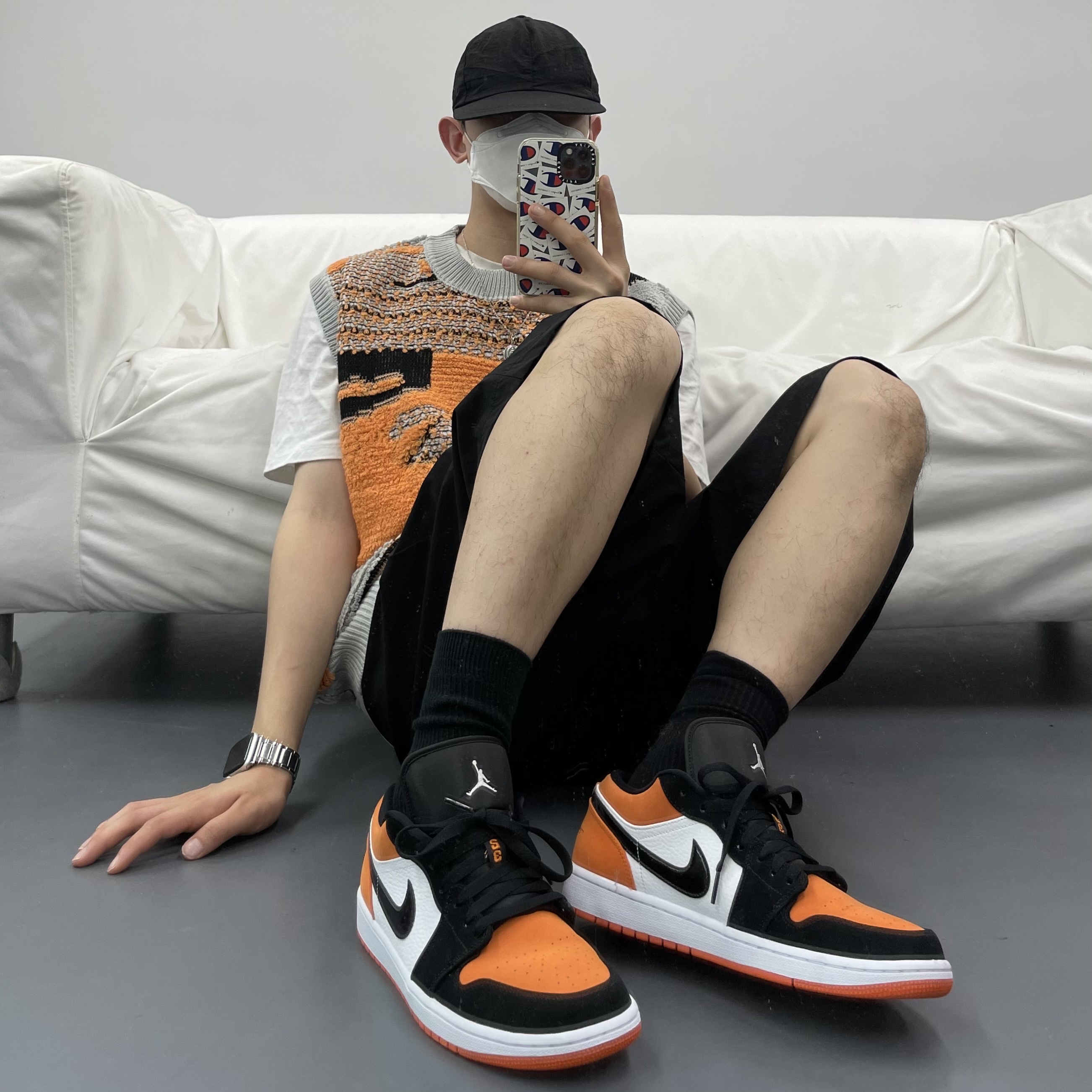 Jordan 1 Low Shattered Backboard 착용 스타일 - 1