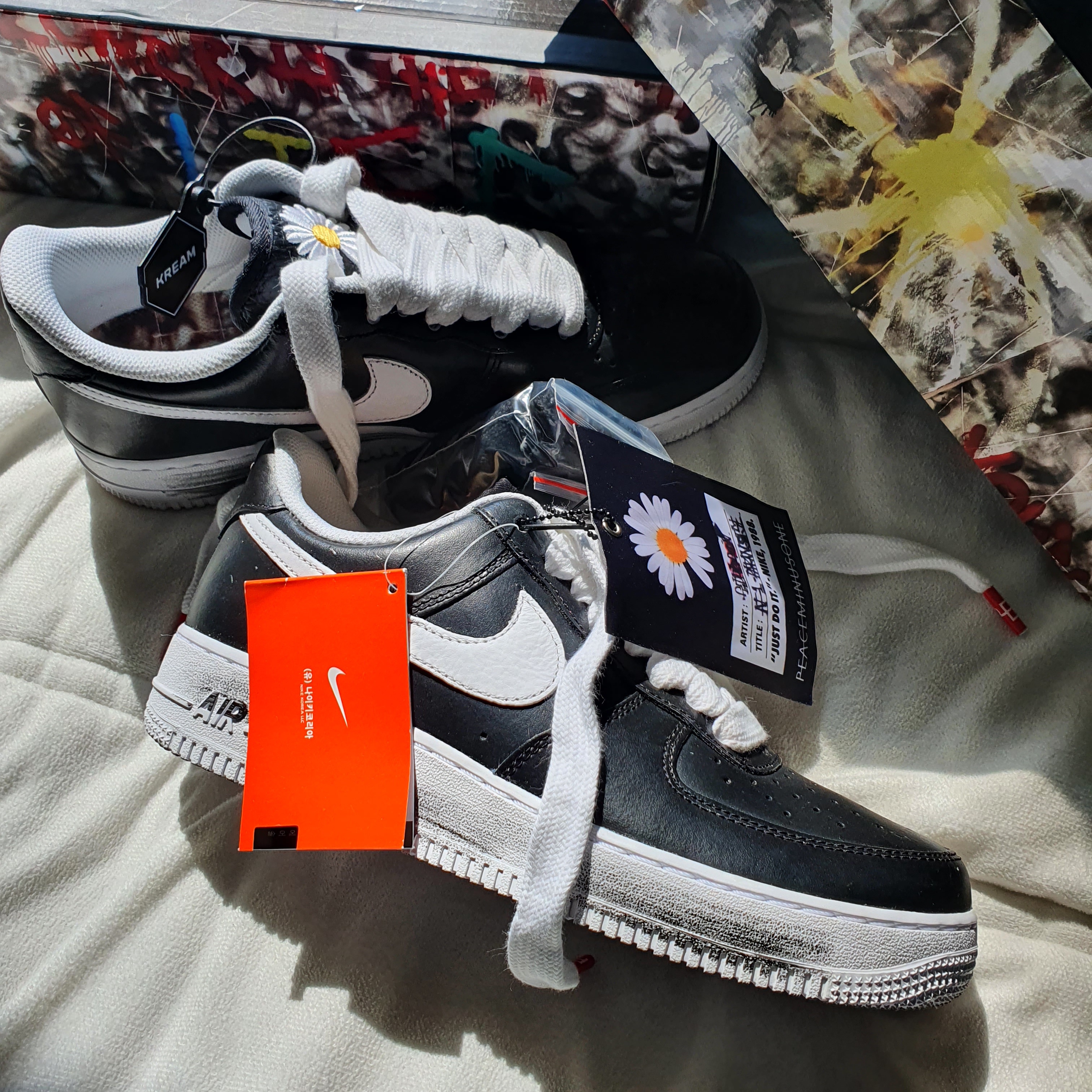 Nike x Peaceminusone Air Force 1 Low Para-Noise 착용 스타일