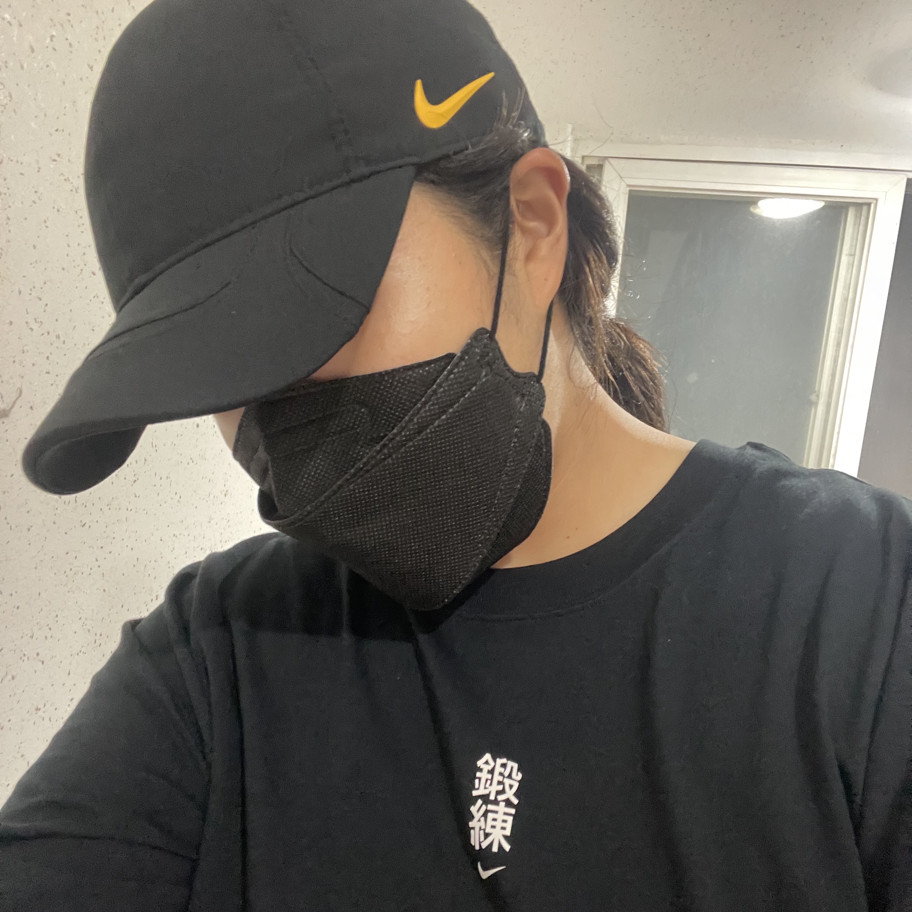Nike x Drake Nocta Essential Cap Black, Nike x Matthew M Williams NRG T-Shirt Black 착용 스타일