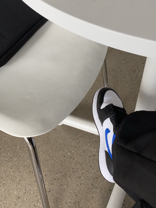 Jordan 1 Mid Racer Blue 착용 스타일 - 3