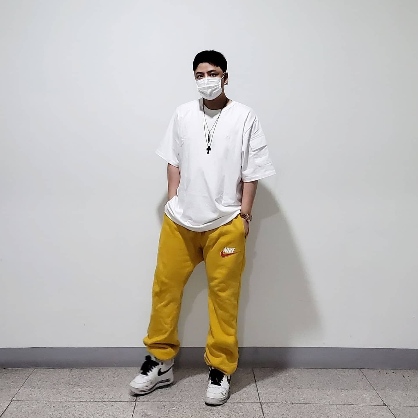 Nike x Peaceminusone Air Force 1 Low Para-Noise 2.0 착용 스타일 - 2