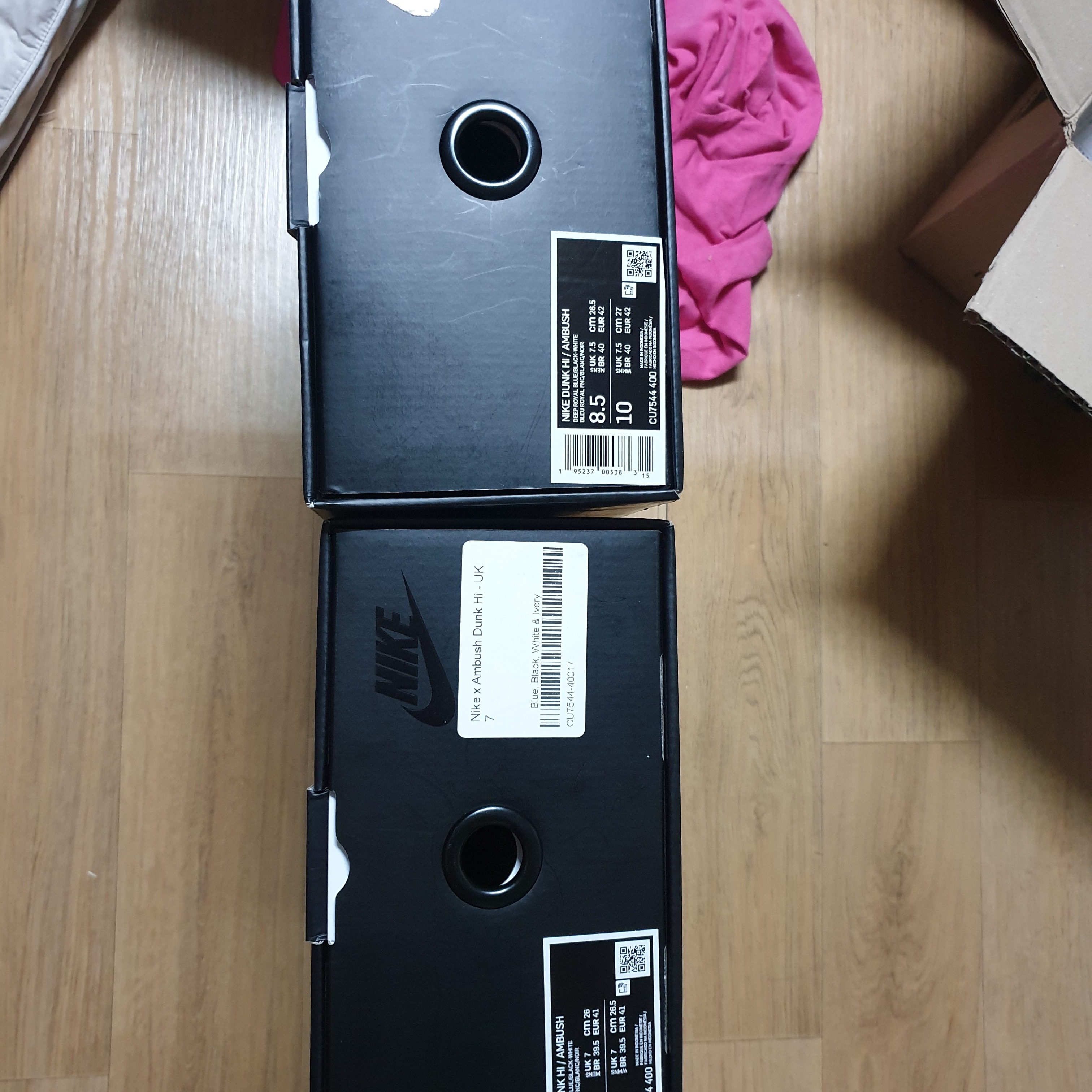 Nike x Ambush Dunk High Deep Royal Blue 착용 스타일 - 4