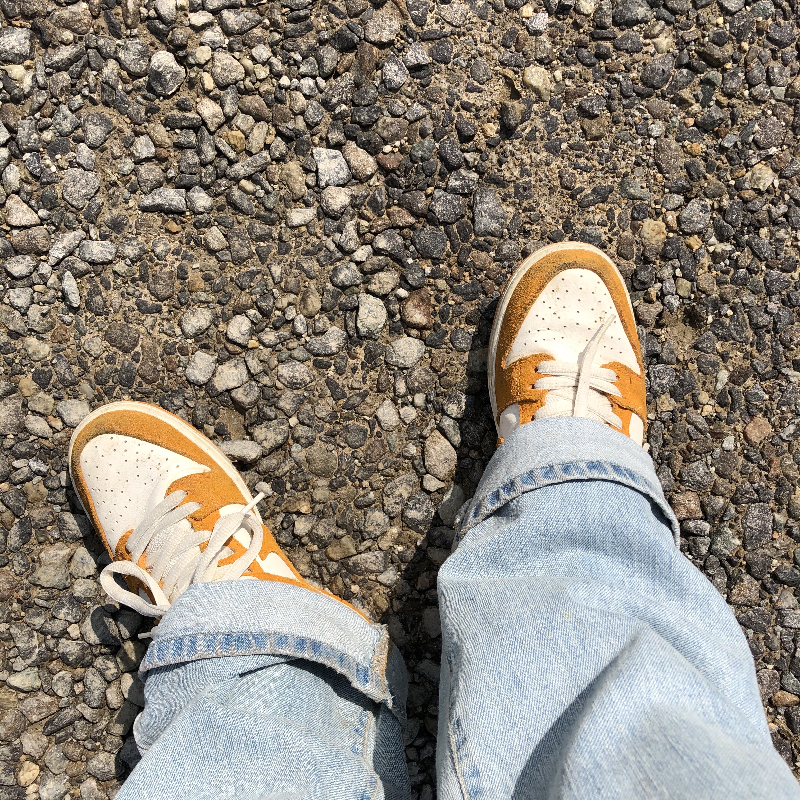 Nike SB Zoom Dunk Low Pro Circuit Orange 착용 스타일 - 1