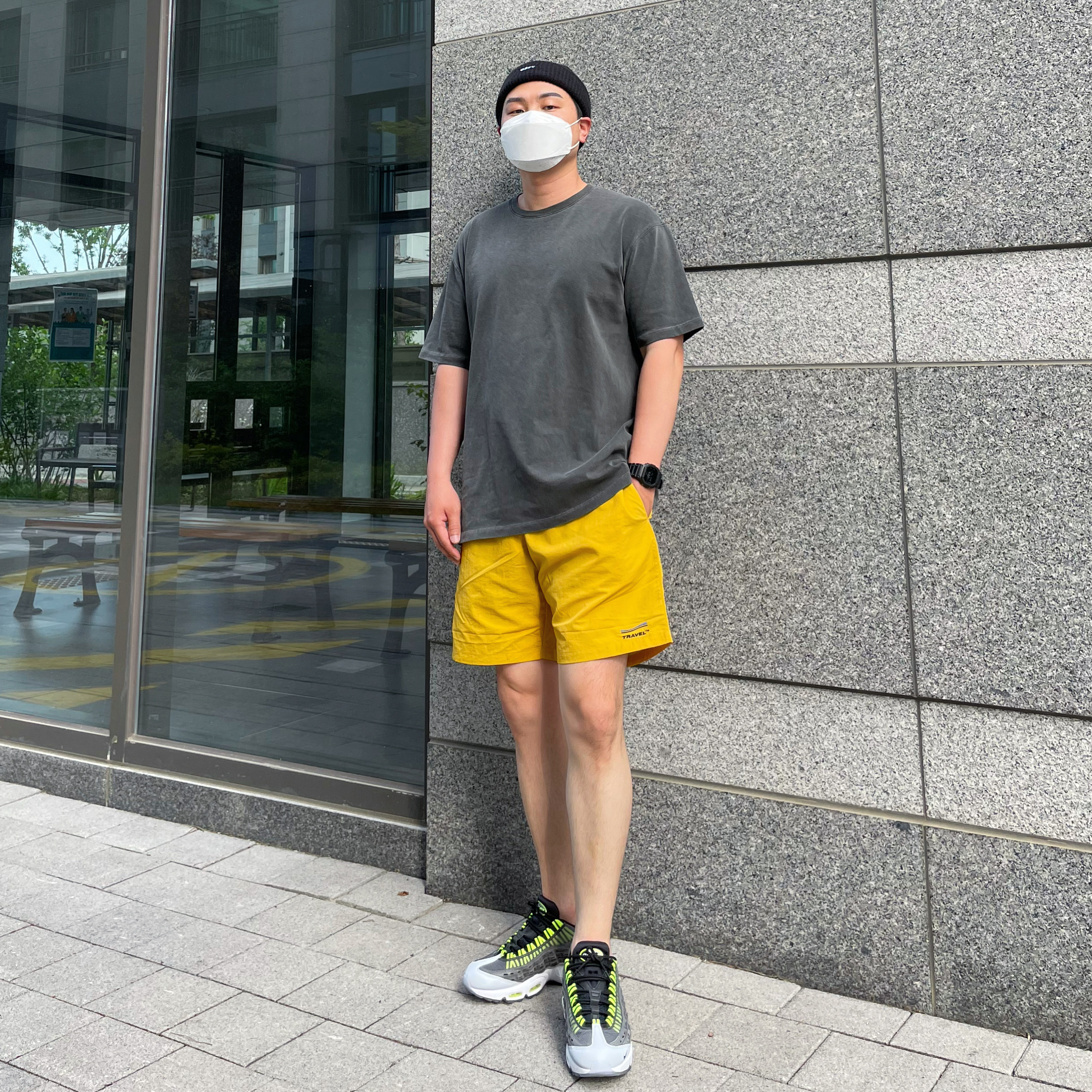 Nike x Kim Jones Air Max 95 Volt 착용 스타일