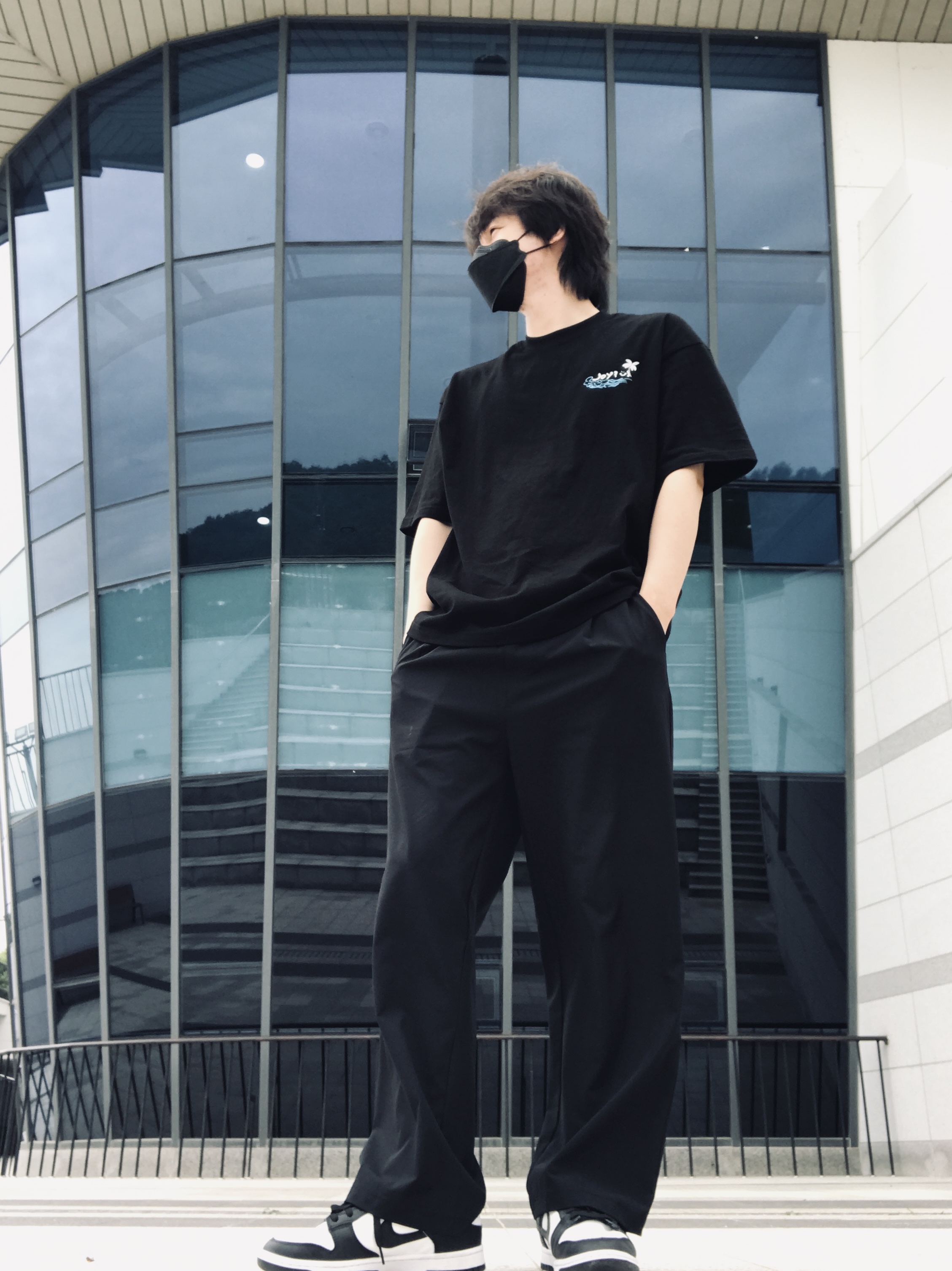 Nike Dunk Low Retro Black 착용 스타일
