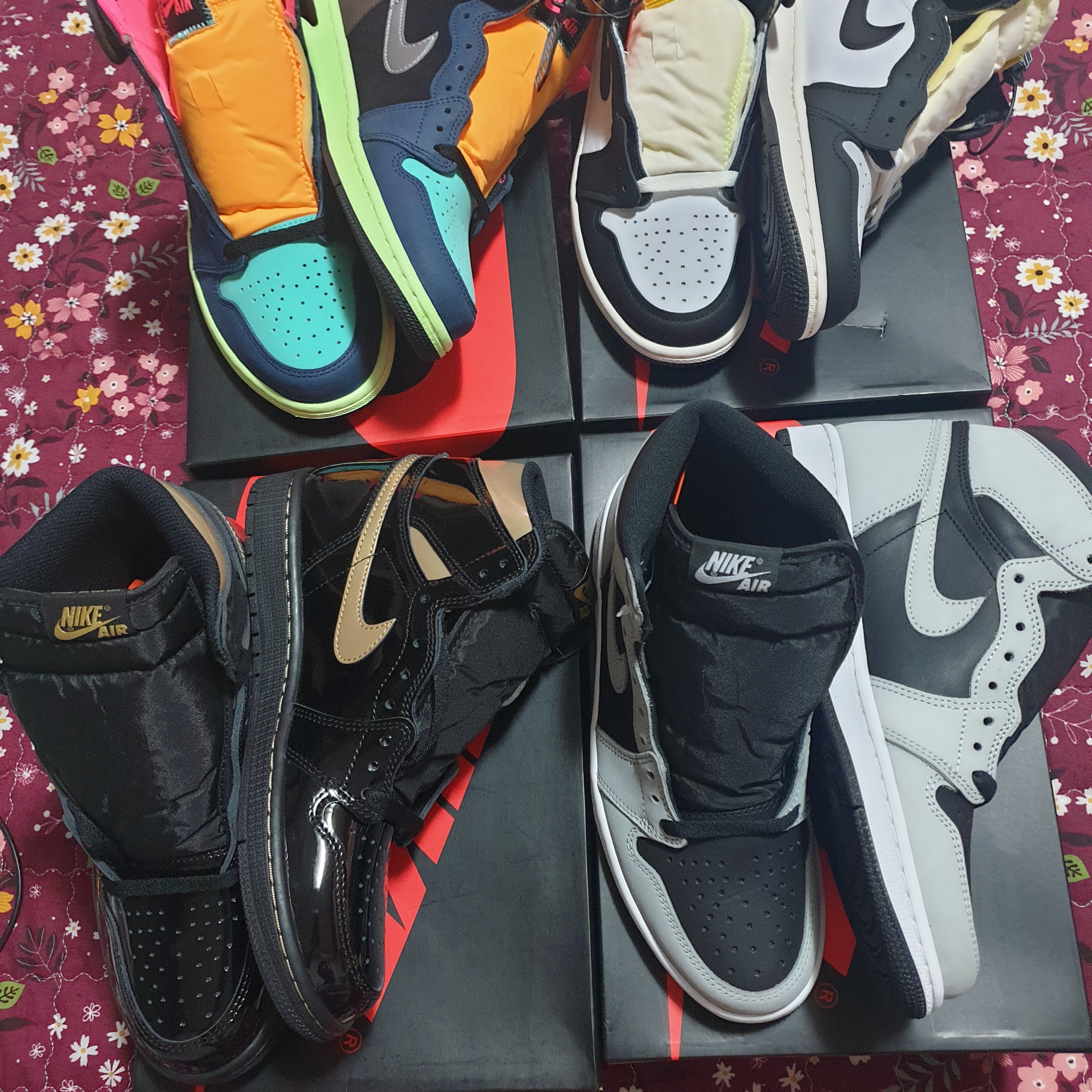 Jordan 1 Retro High Baroque Brown, Jordan 1 Retro High OG Volt Gold 착용 스타일