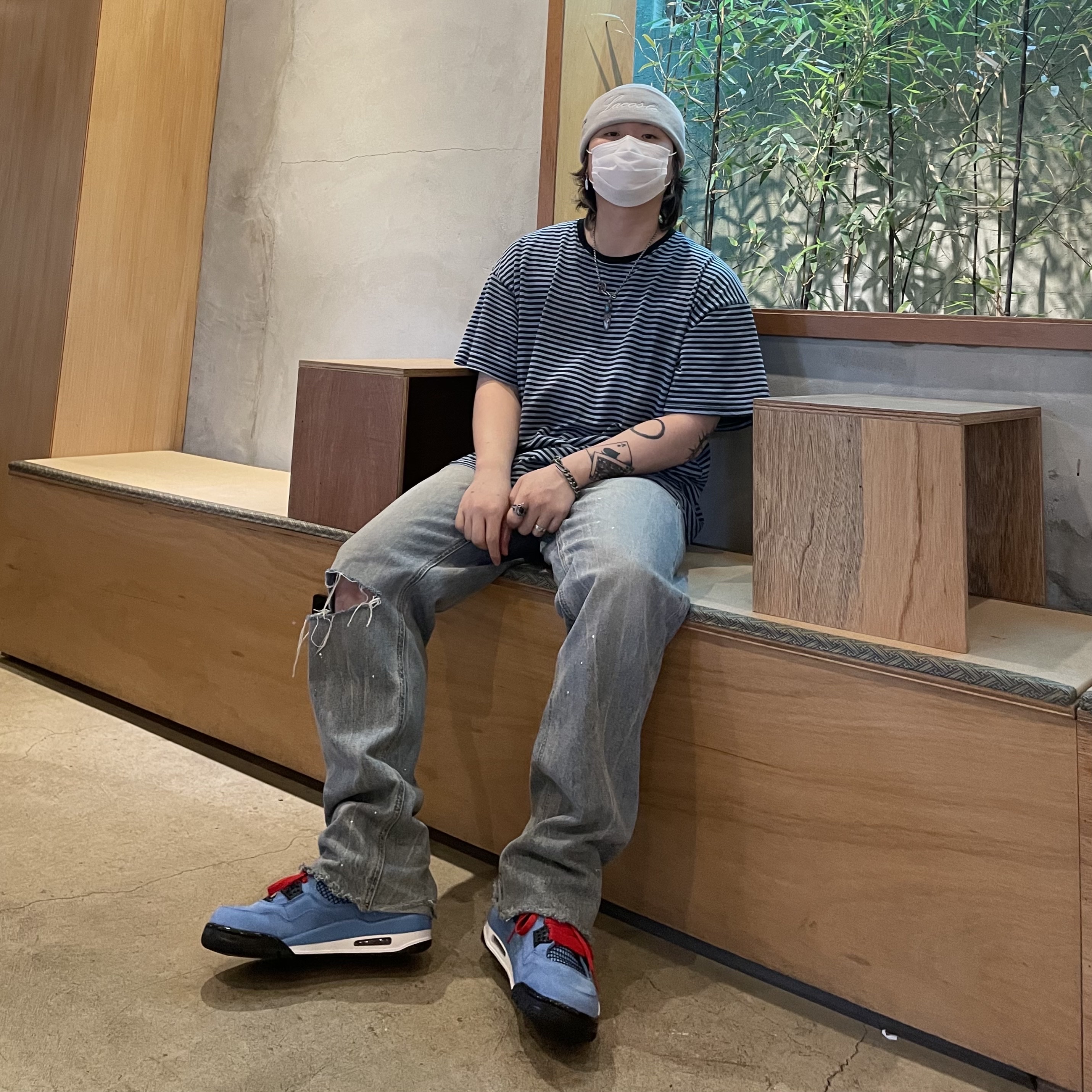Jordan 4 x Travis Scott Retro Cactus Jack, Jordan x Travis Scott Utility Vest - Asia 착용 스타일 - 1