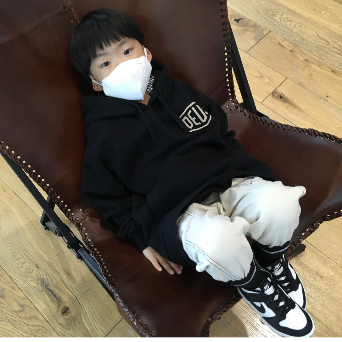 (TD) Nike Dunk Low Black 착용 스타일