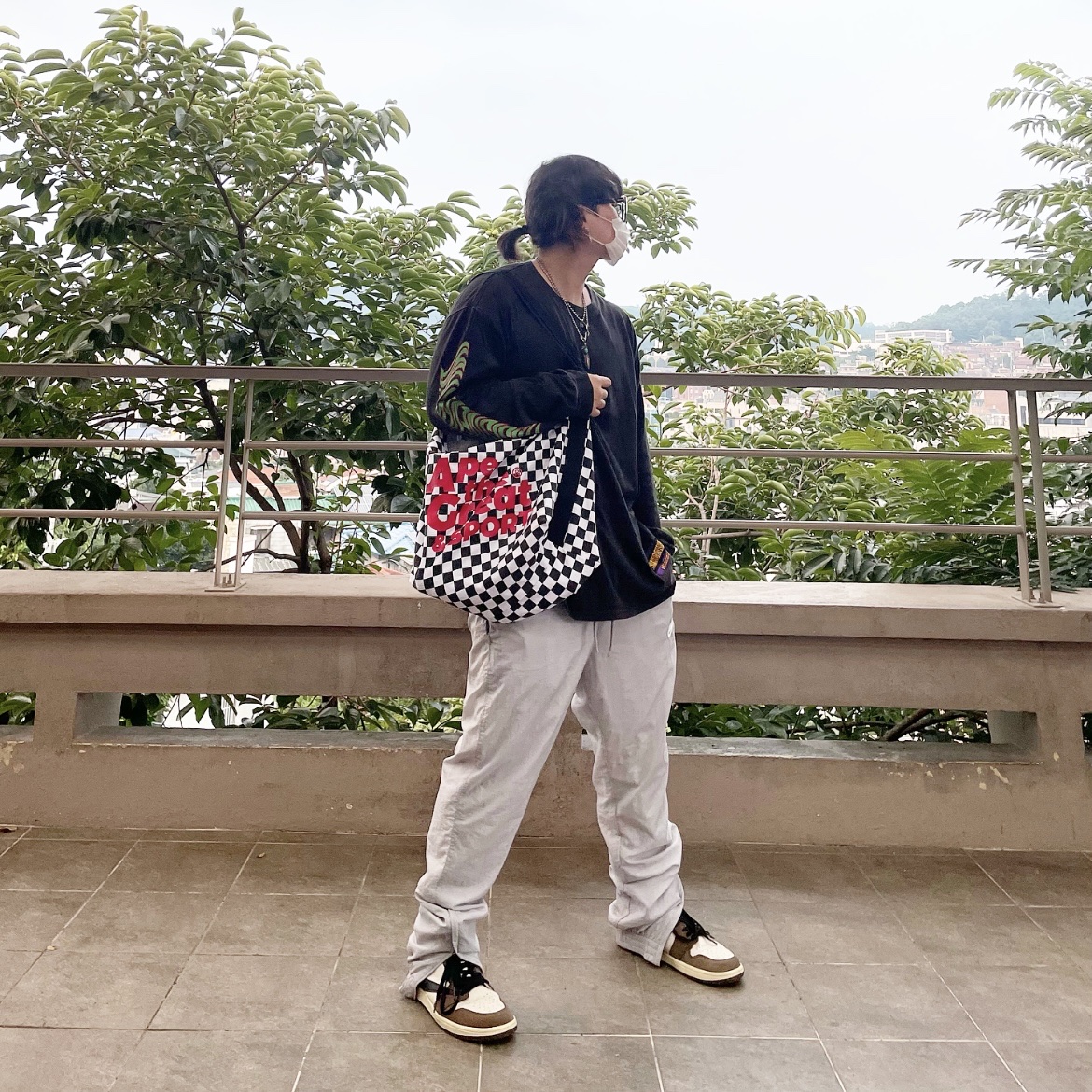 Jordan 4 x Travis Scott Retro Cactus Jack, Jordan x Travis Scott Utility Vest - Asia 착용 스타일 - 3