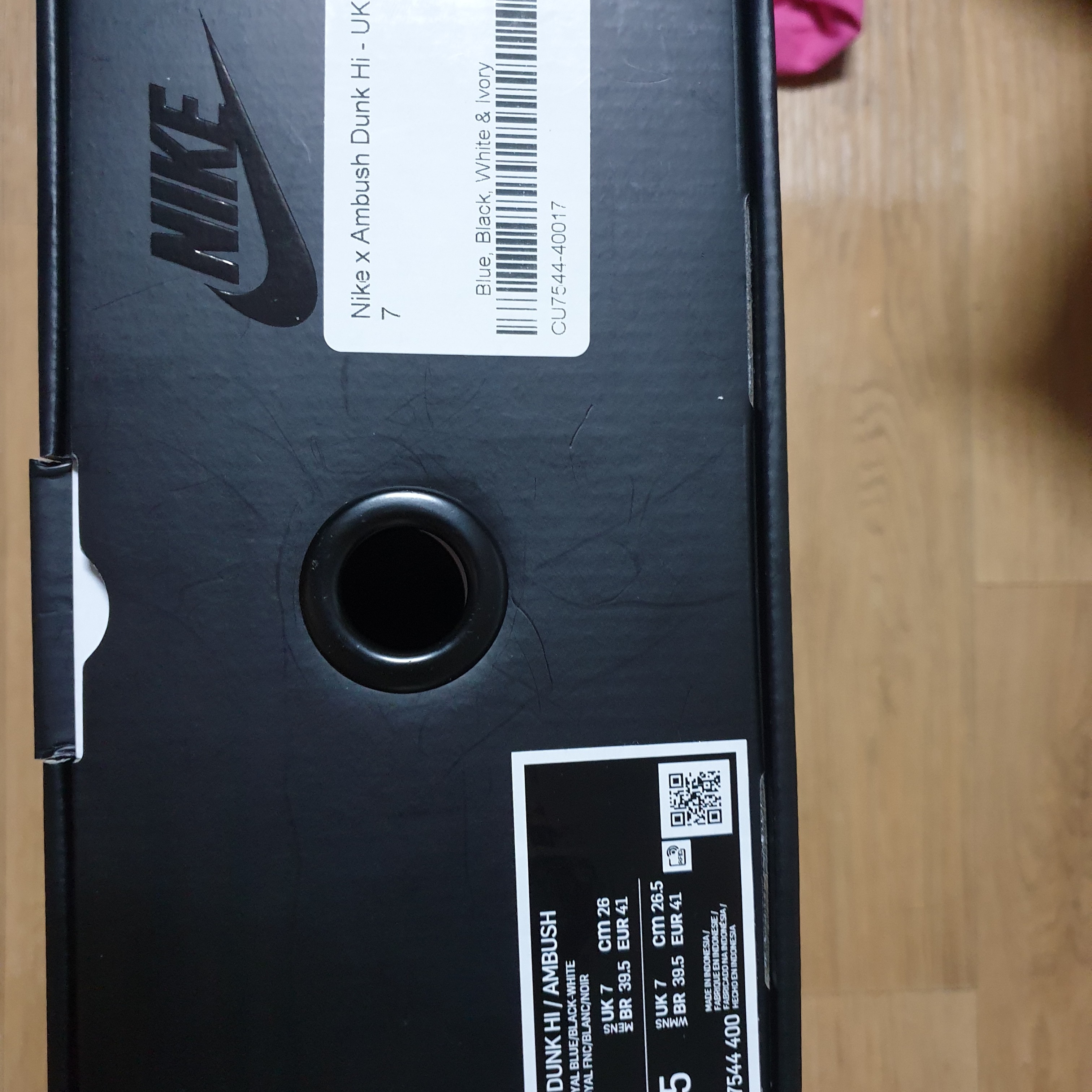 Nike x Ambush Dunk High Deep Royal Blue 착용 스타일 - 3