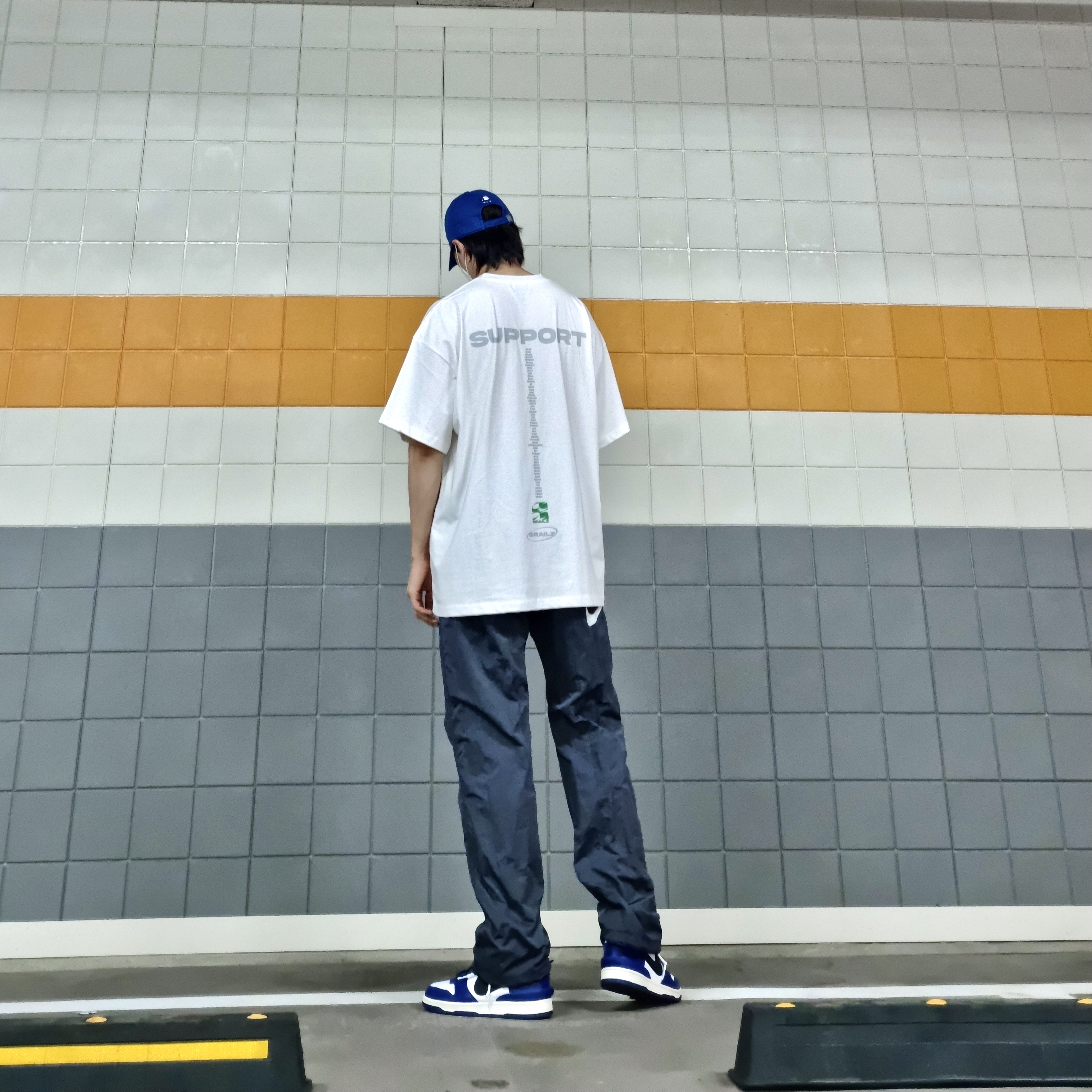 Nike x Ambush Dunk High Deep Royal Blue 착용 스타일