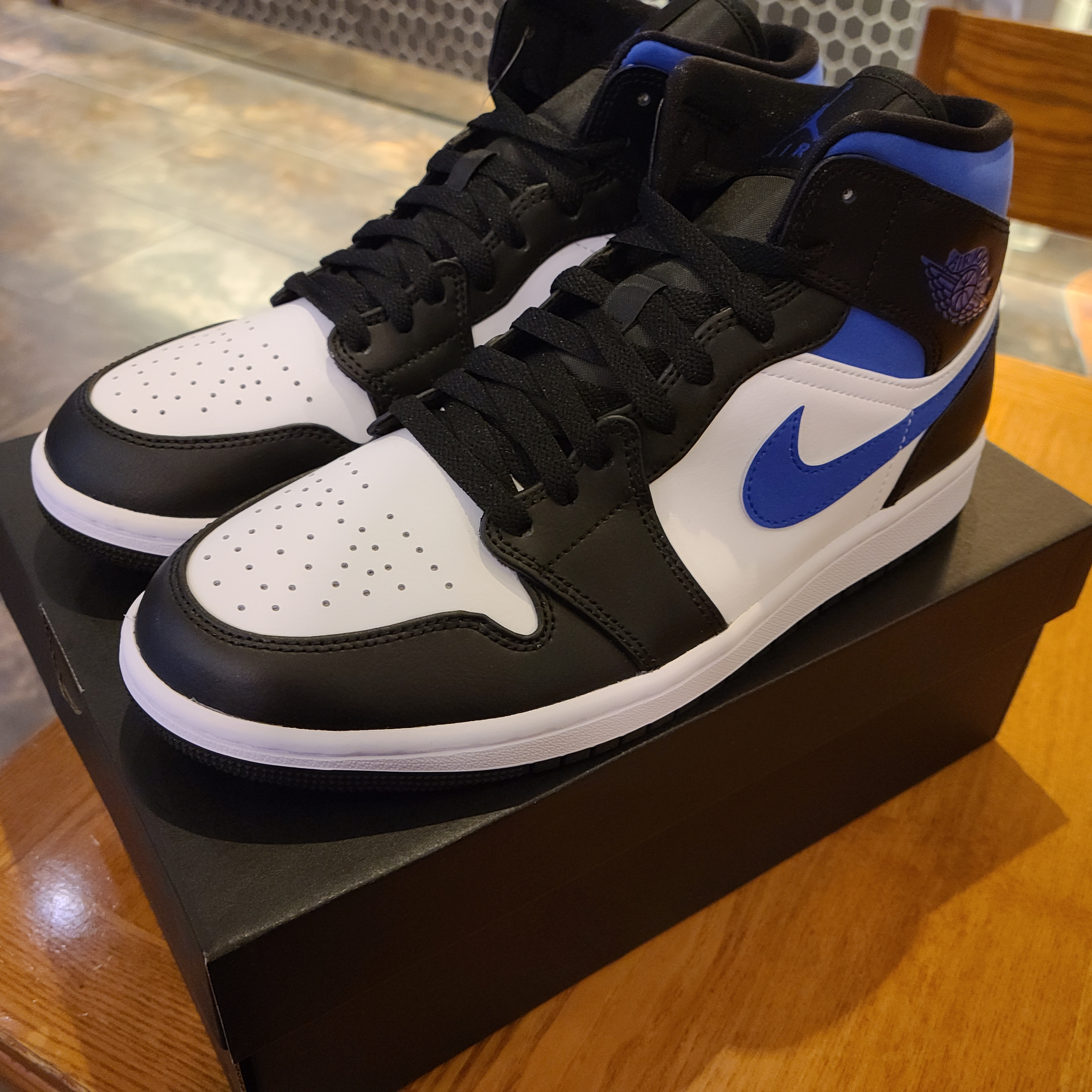 Jordan 1 Mid Racer Blue 착용 스타일