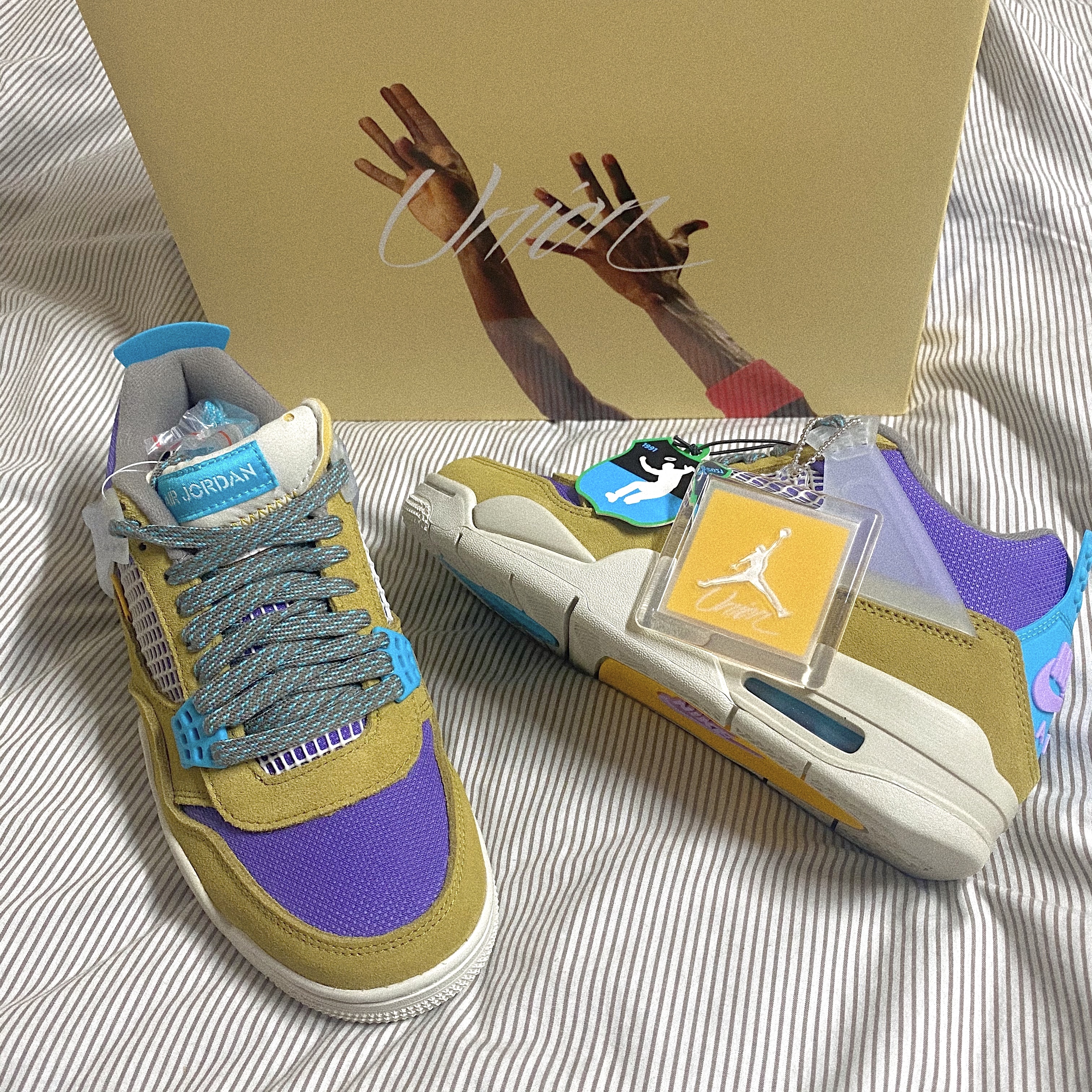 Jordan 4 x Union Retro SP Desert Moss 착용 스타일