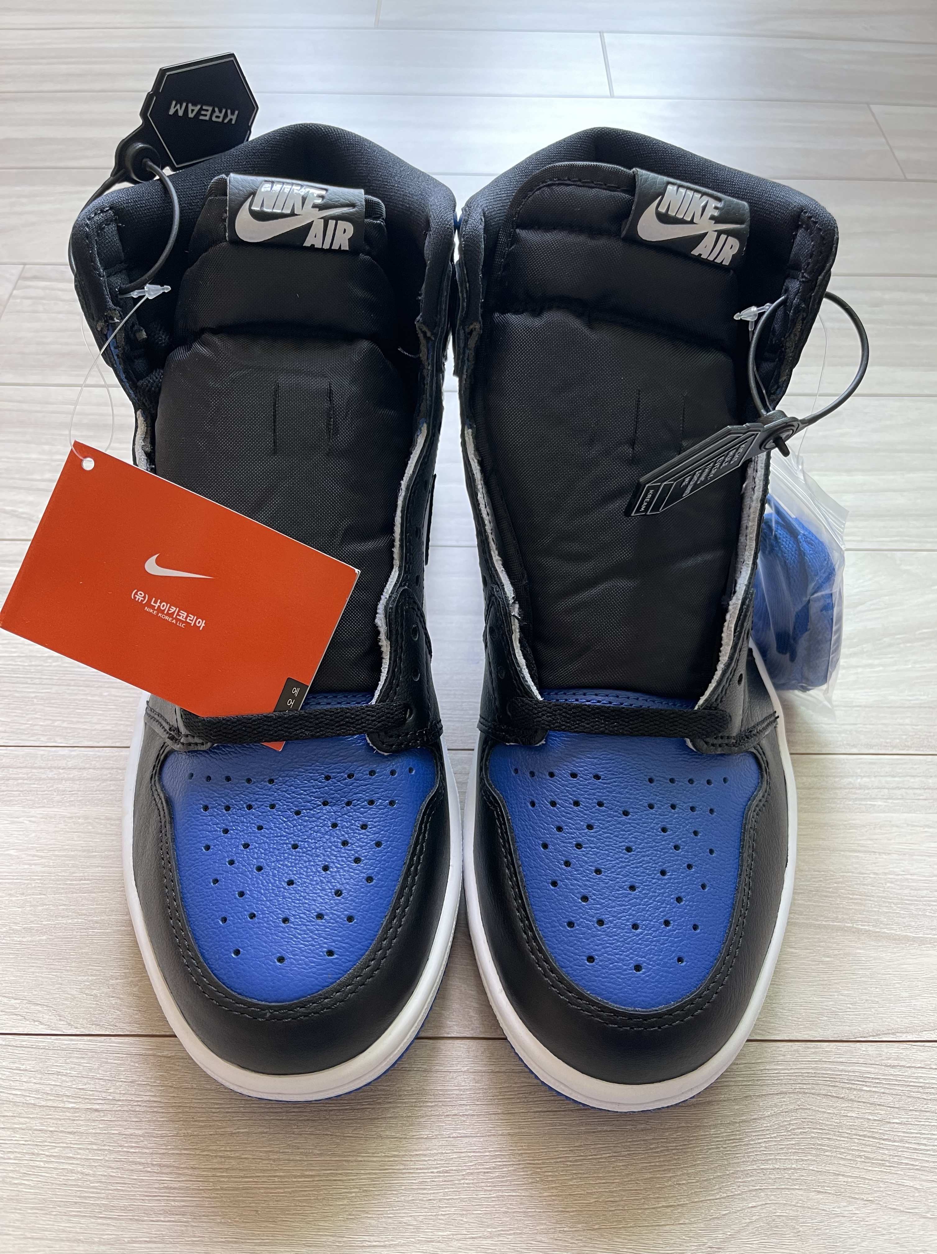 Jordan 1 Retro High OG Royal Toe 착용 스타일
