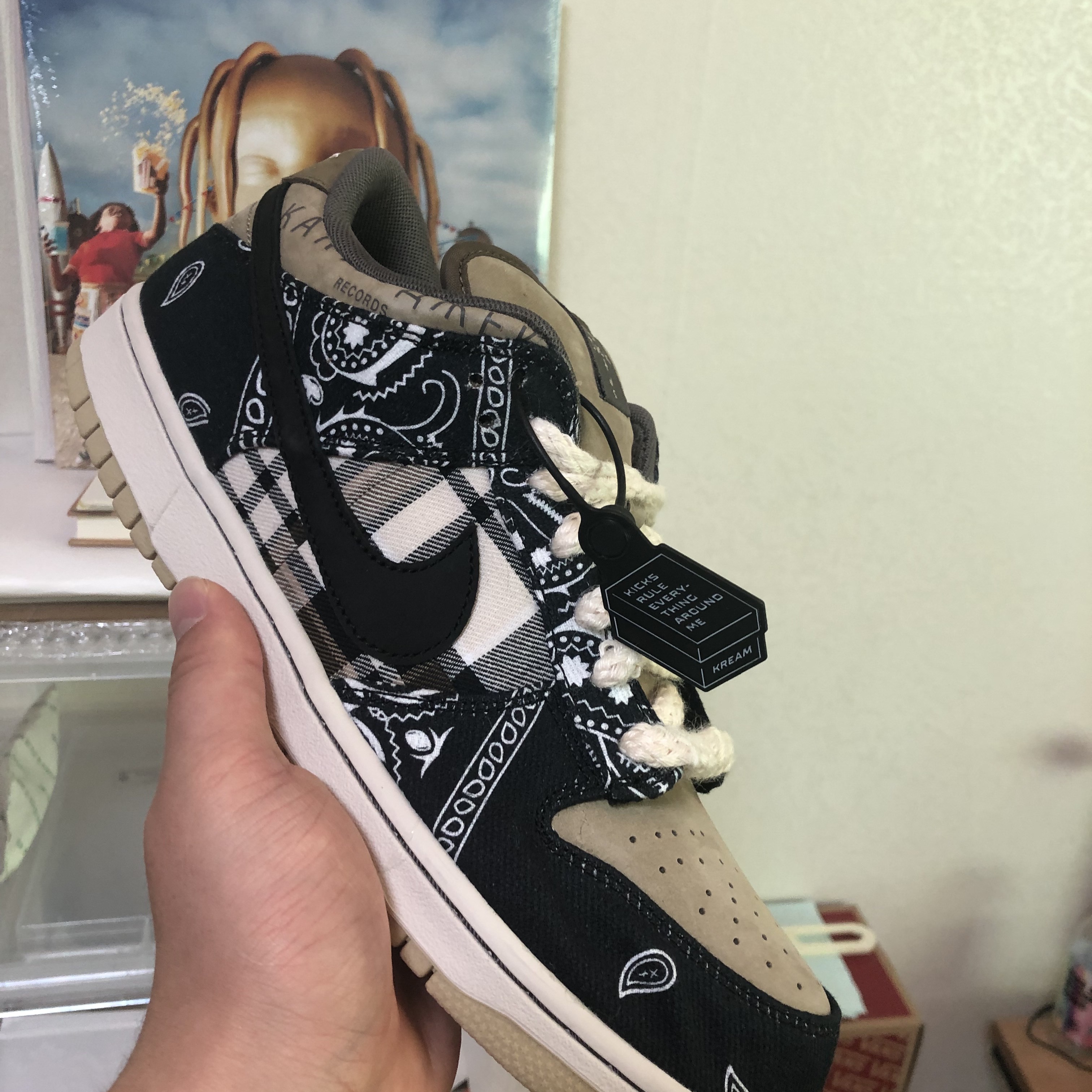 Nike x Travis Scott SB Dunk Low 착용 스타일 - 1