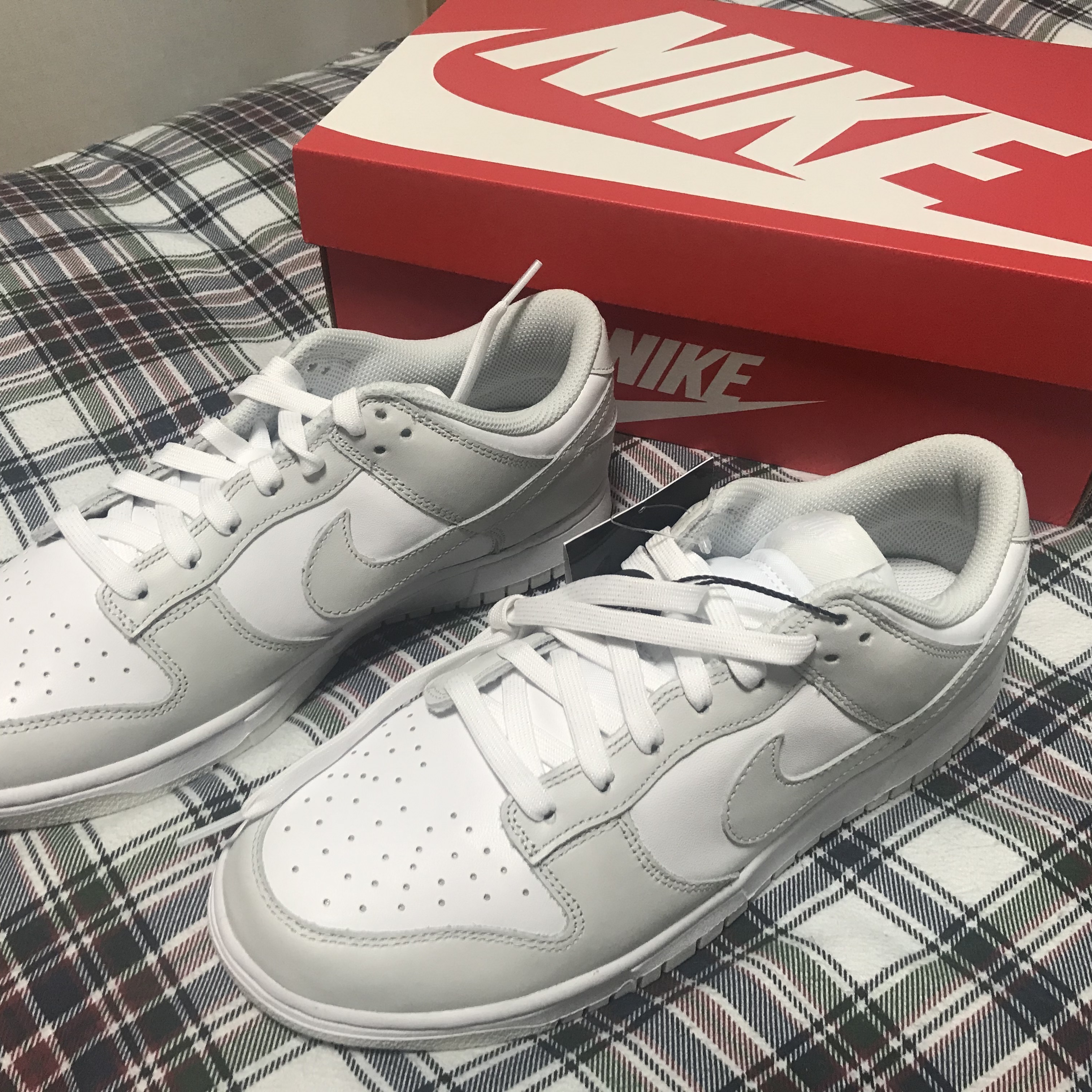 (W) Nike Dunk Low Photon Dust 착용 스타일