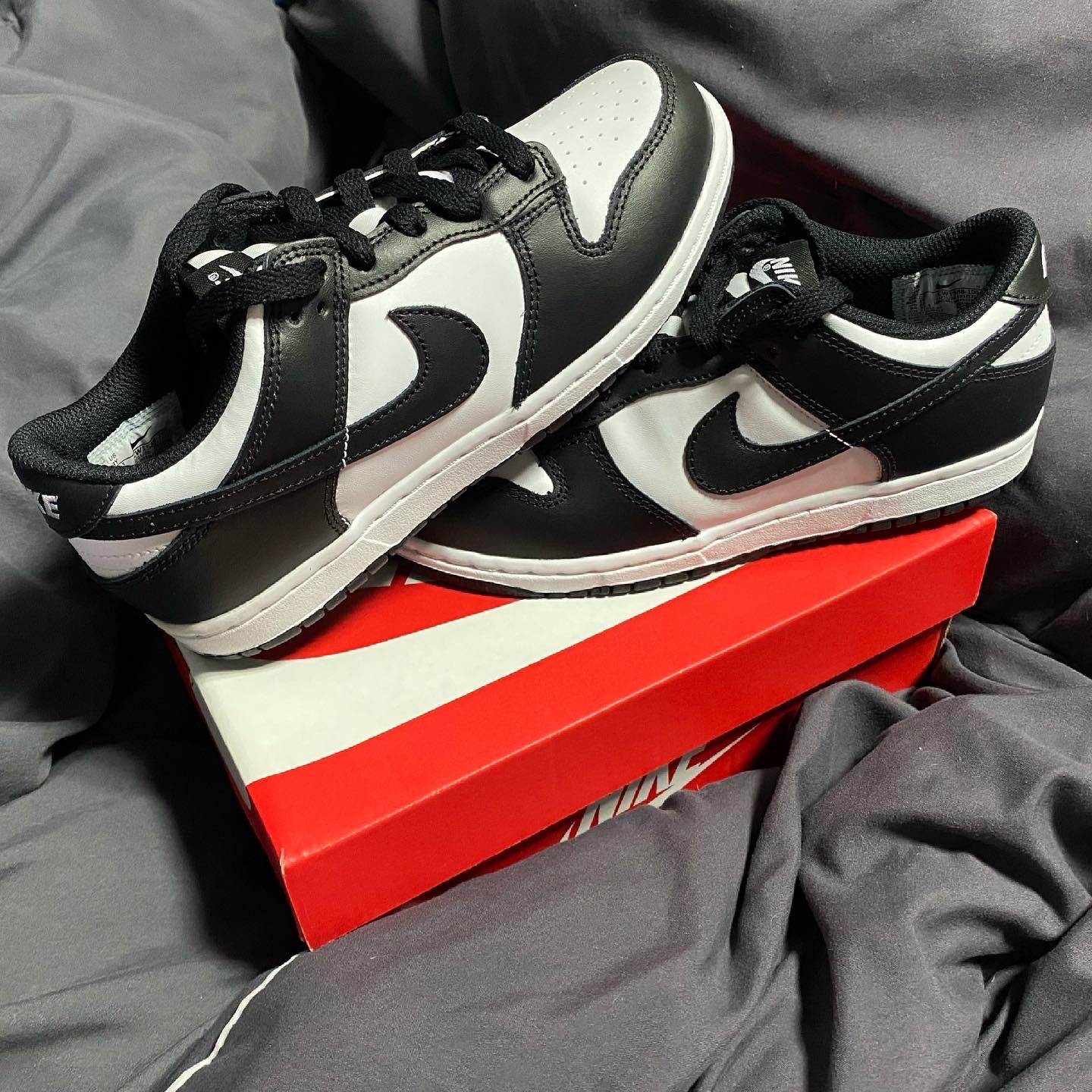 Nike Dunk Low Retro Black, (W) Nike Dunk Low Black 착용 스타일