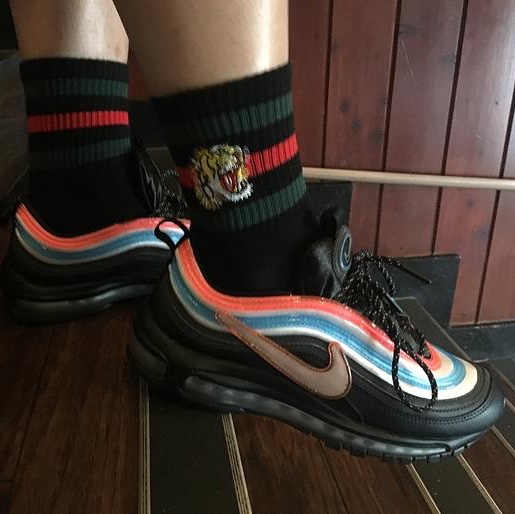 Nike Air Max 97 Neon Seoul 착용 스타일 - 3