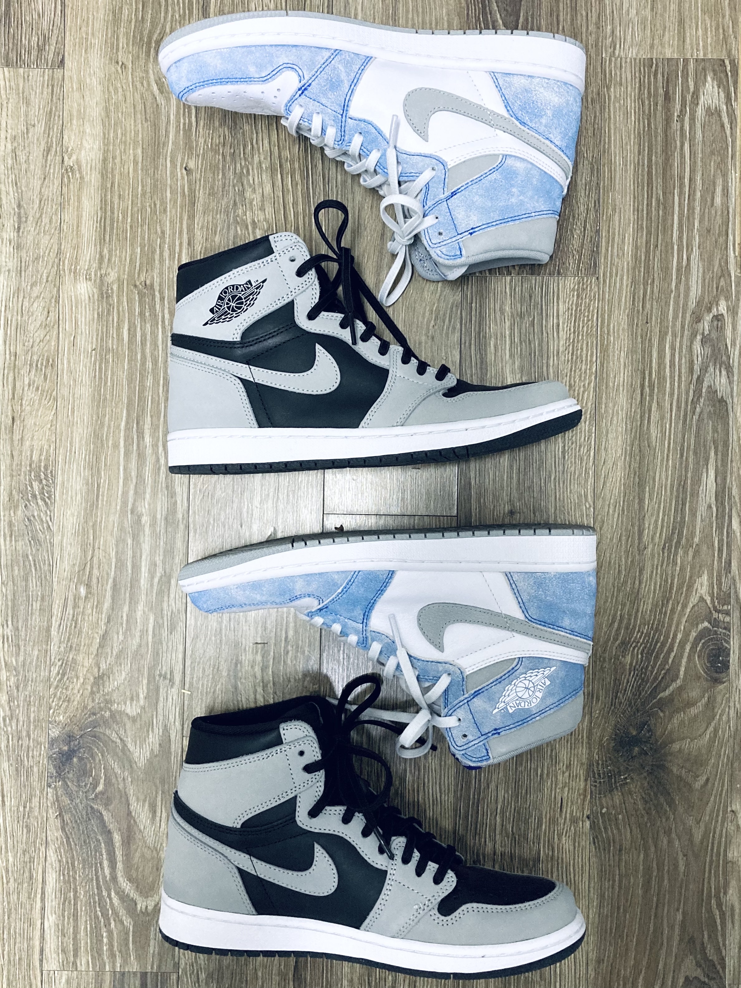 Jordan 1 Retro High OG Shadow 2.0, Jordan 1 Retro High OG Hyper Royal 착용 스타일