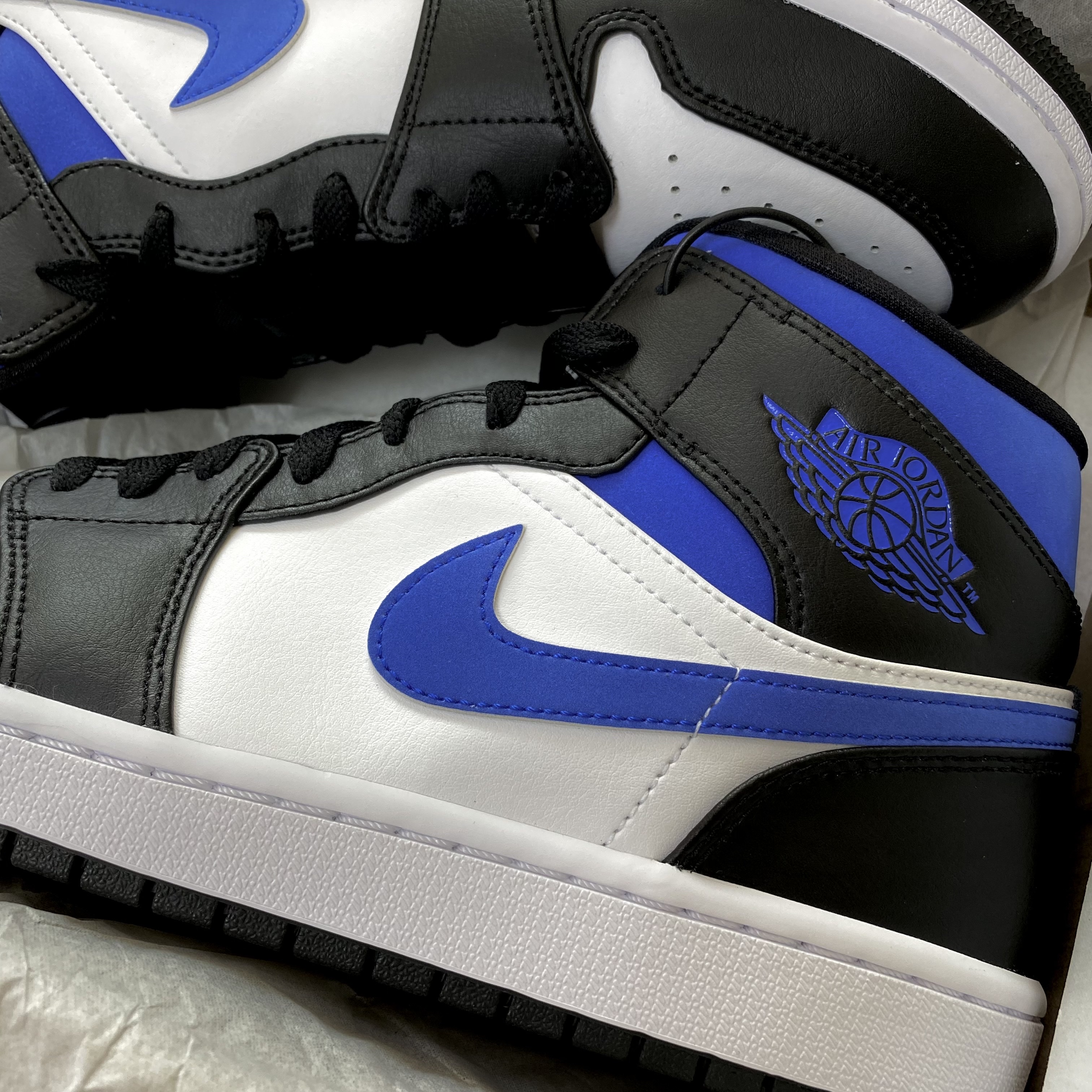 Jordan 1 Mid Racer Blue 착용 스타일