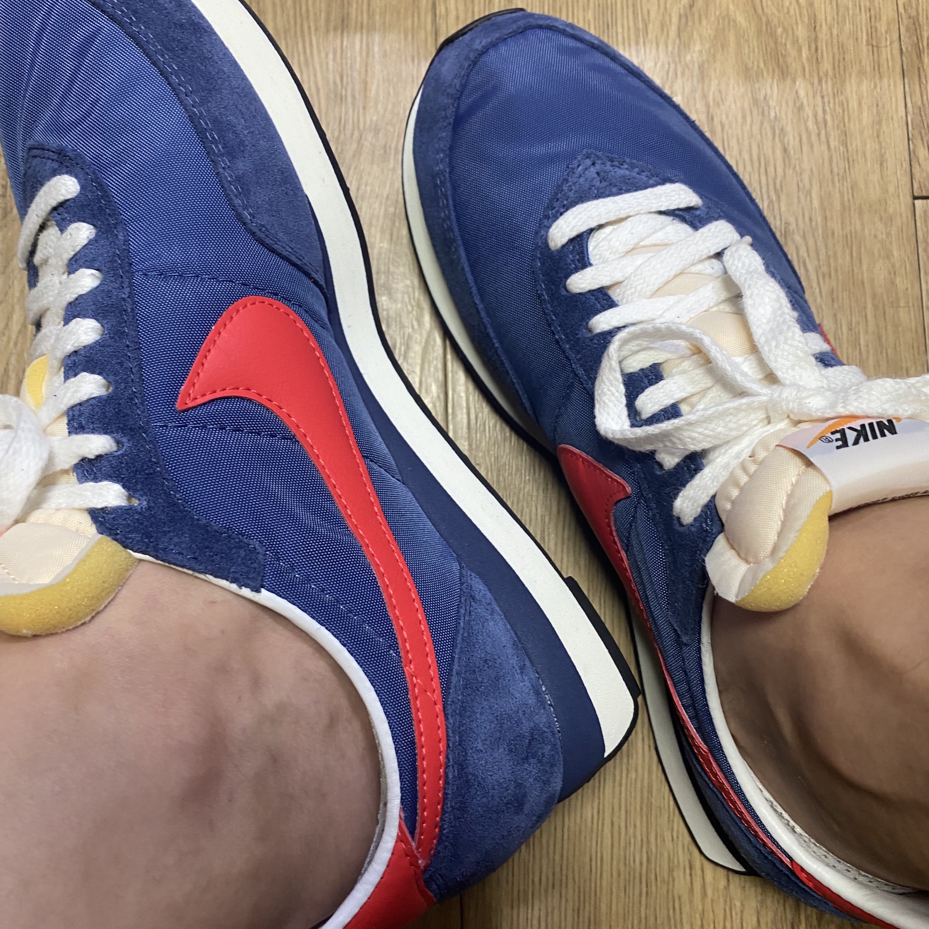 Nike Waffle Trainer 2 SP Midnight Navy 착용 스타일