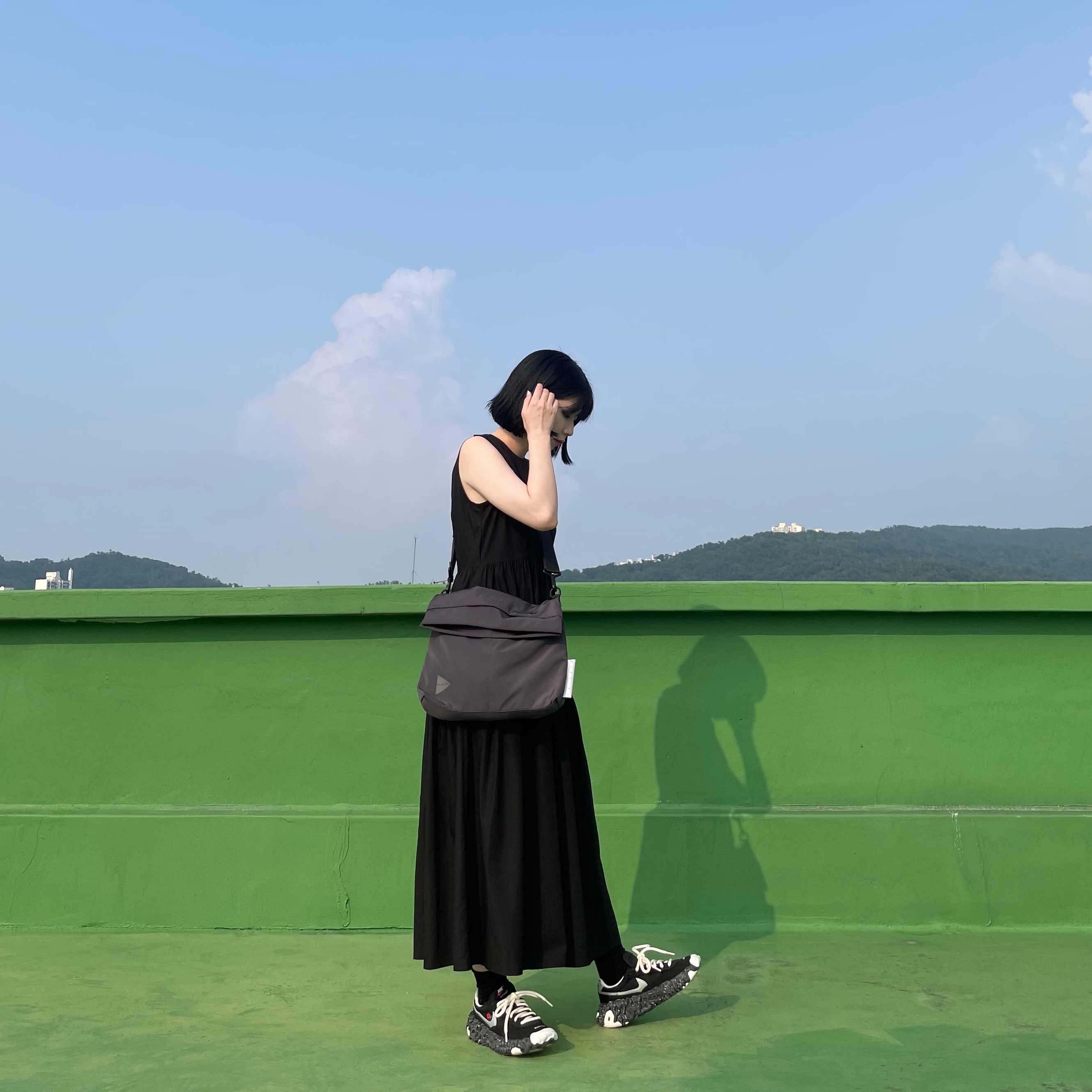 Nike x Undercover Overbreak SP Black 착용 스타일 - 4