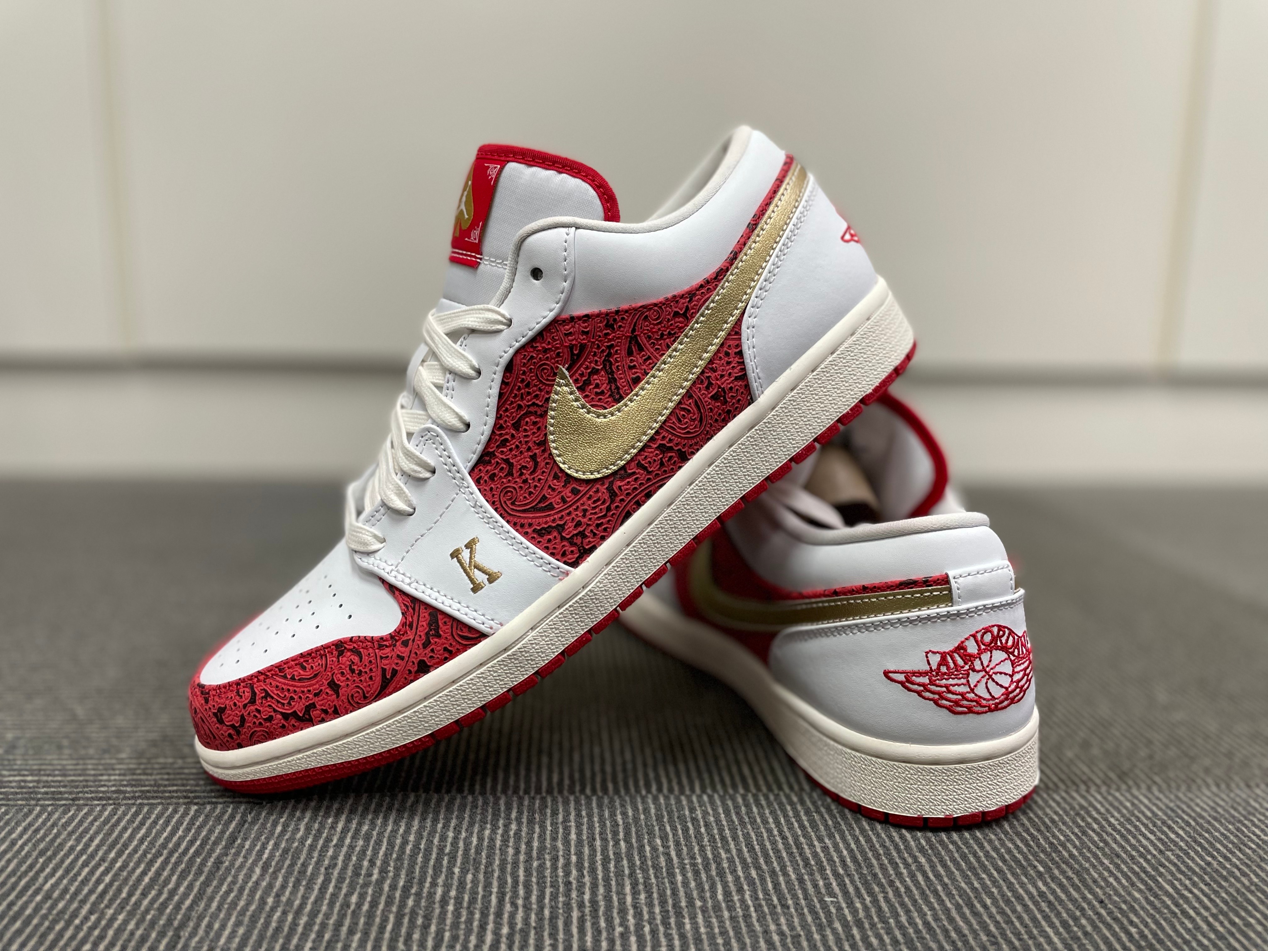 Jordan 1 Low SE Spades 착용 스타일 - 1
