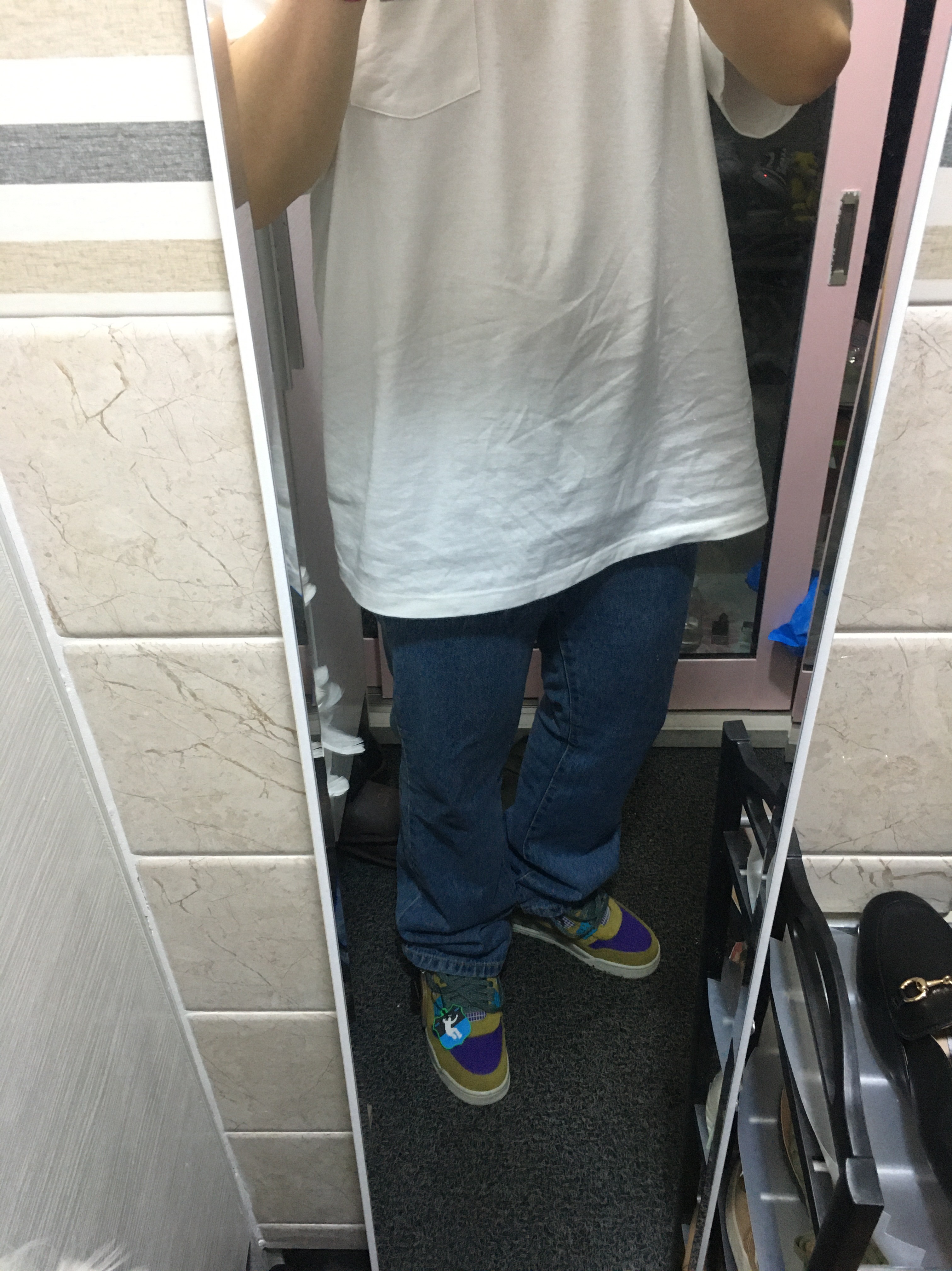 Jordan 4 x Union Retro SP Desert Moss 착용 스타일 - 1