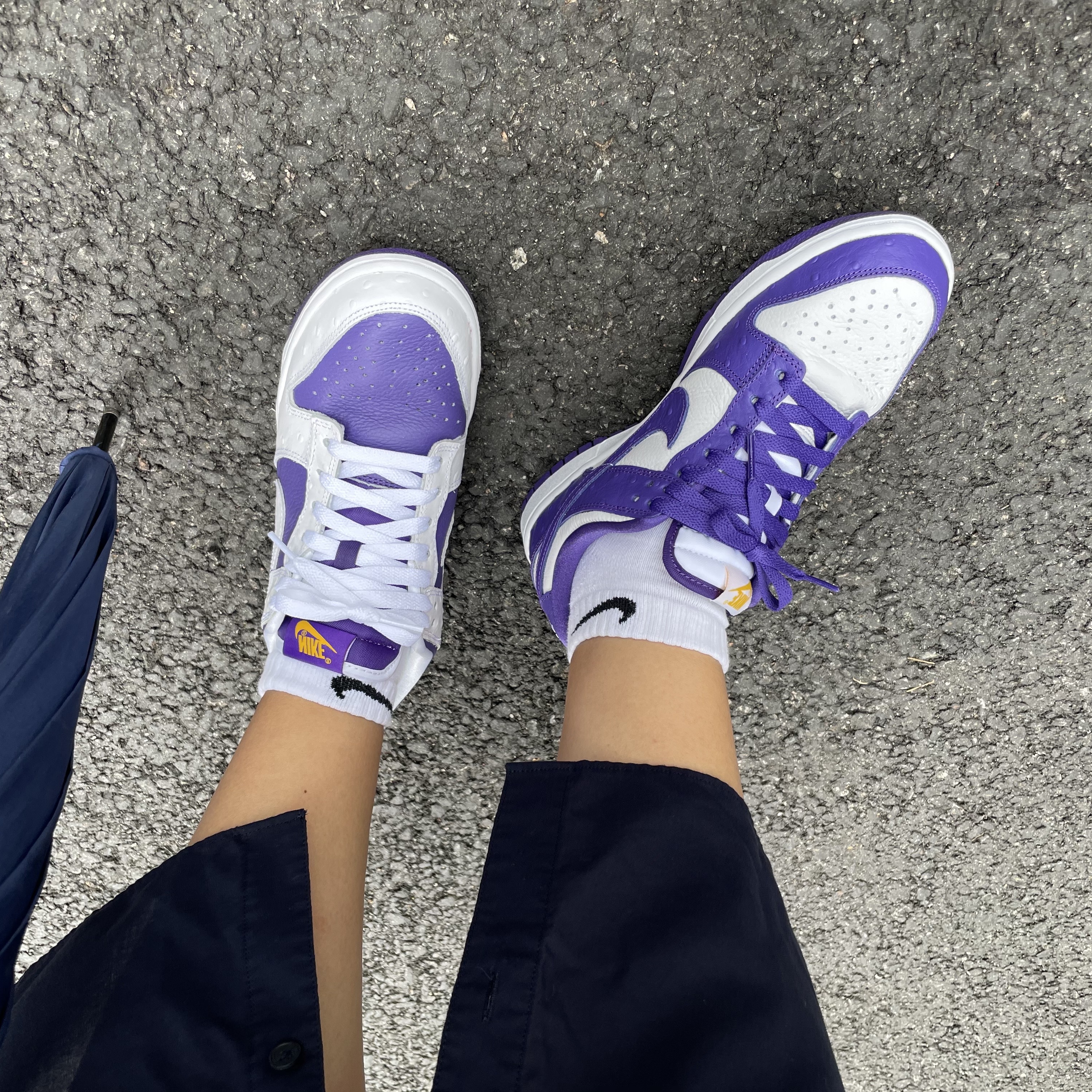 (W) Nike Dunk Low SE Flip 착용 스타일
