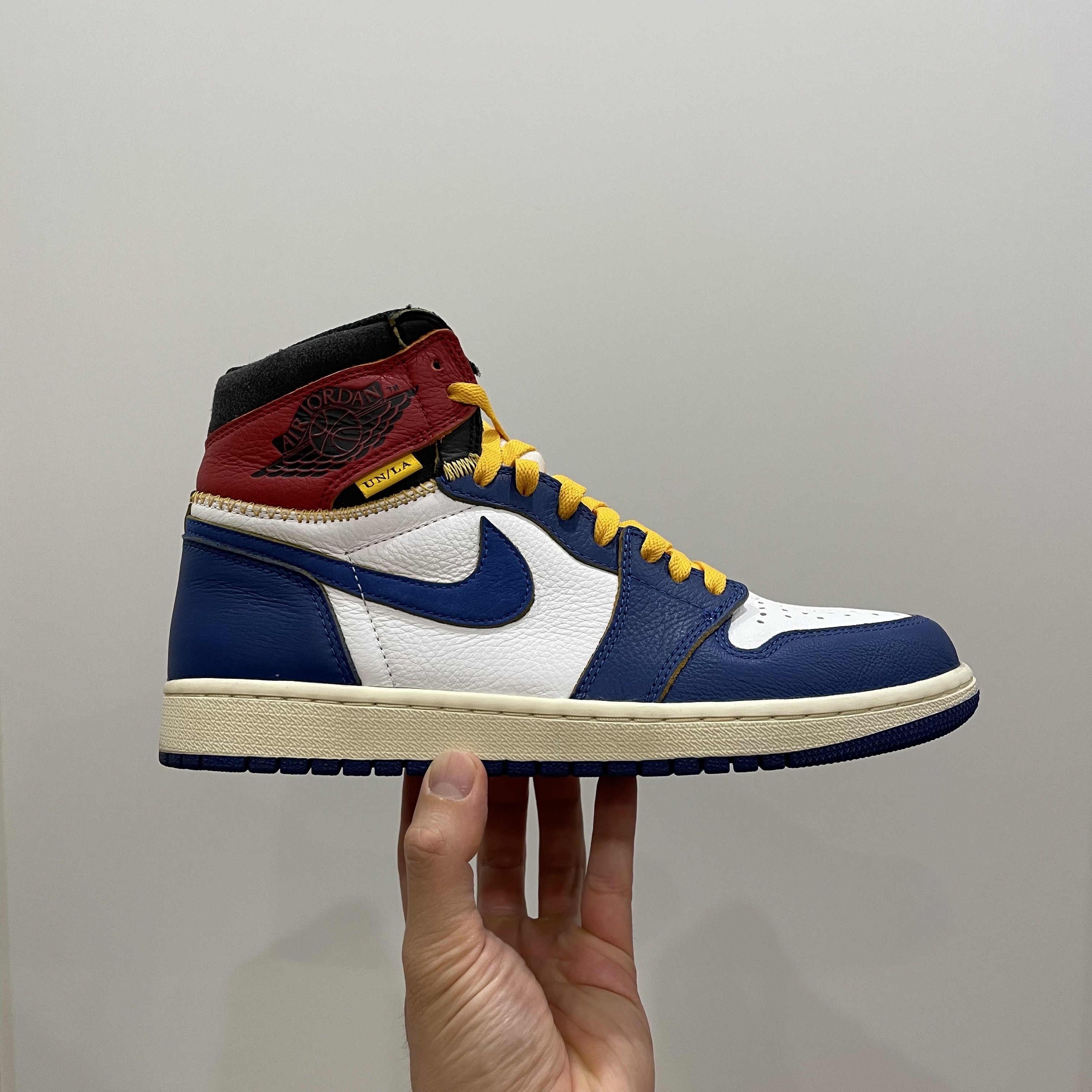 Jordan 1 x Union Retro High Blue Toe 착용 스타일