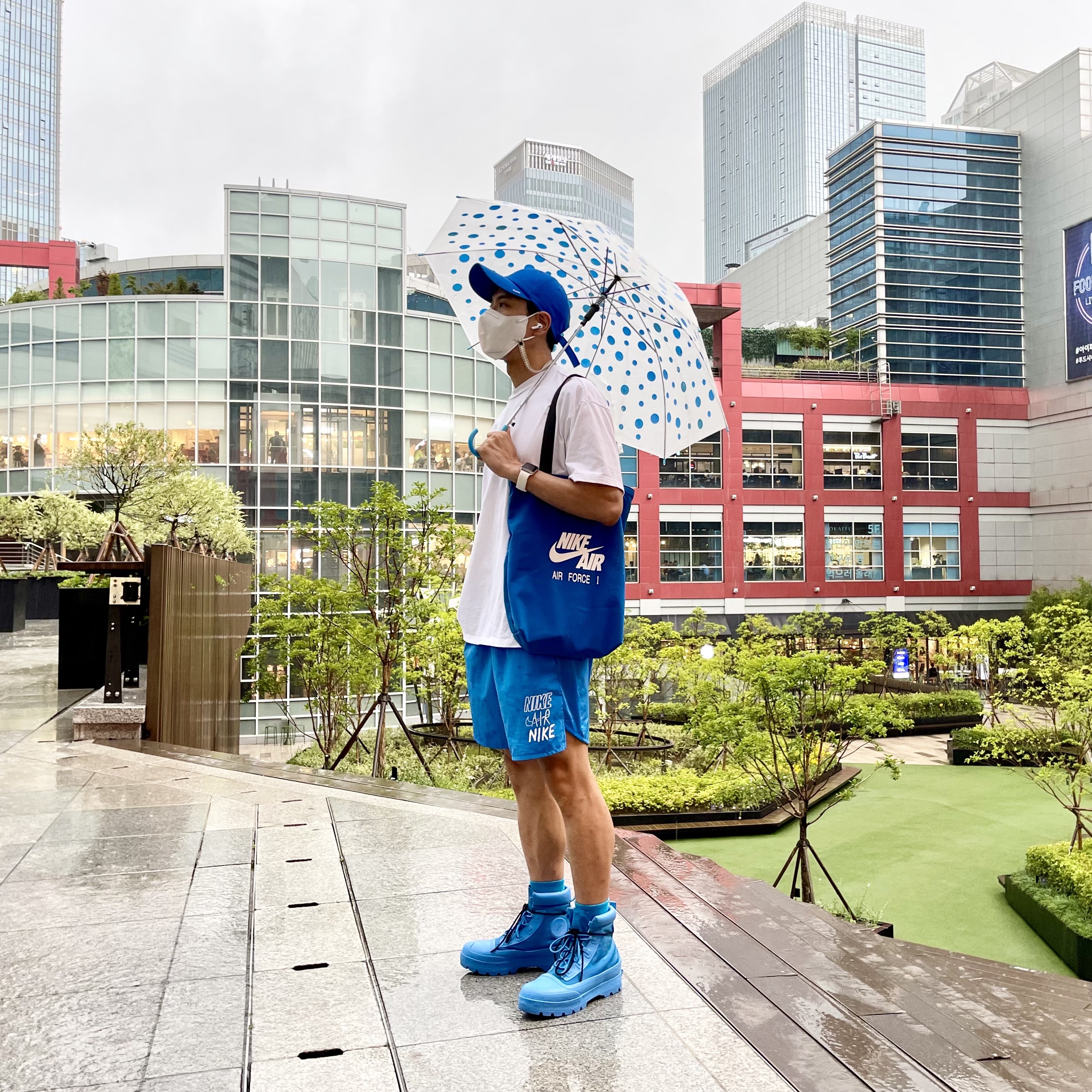 Converse x Ambush Chuck Taylor All Star Duck Boot Blithe 착용 스타일 - 1