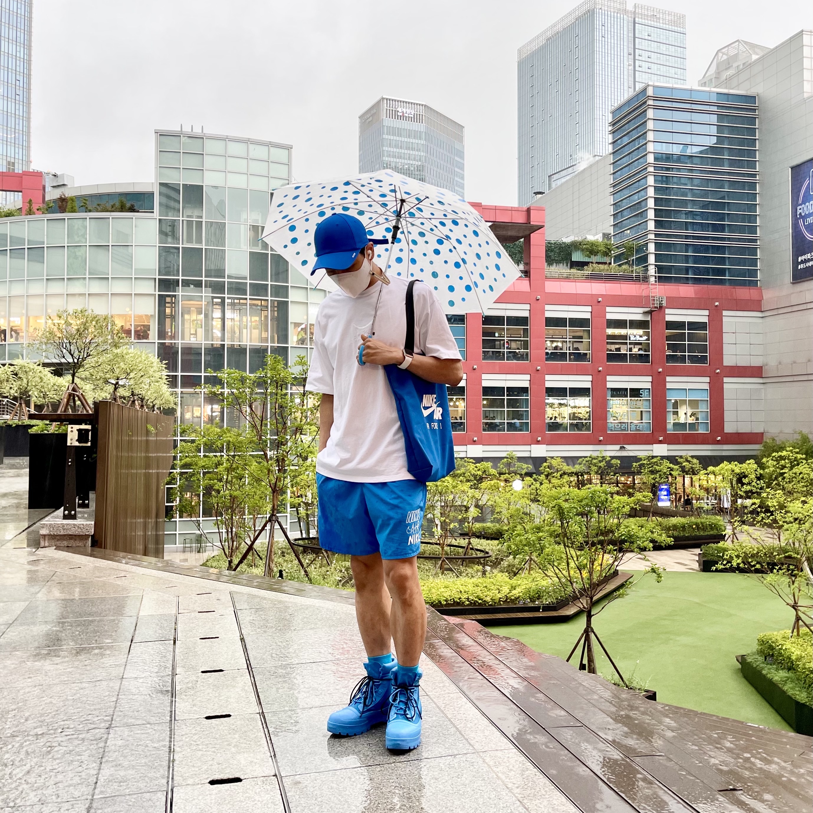Converse x Ambush Chuck Taylor All Star Duck Boot Blithe 착용 스타일 - 2