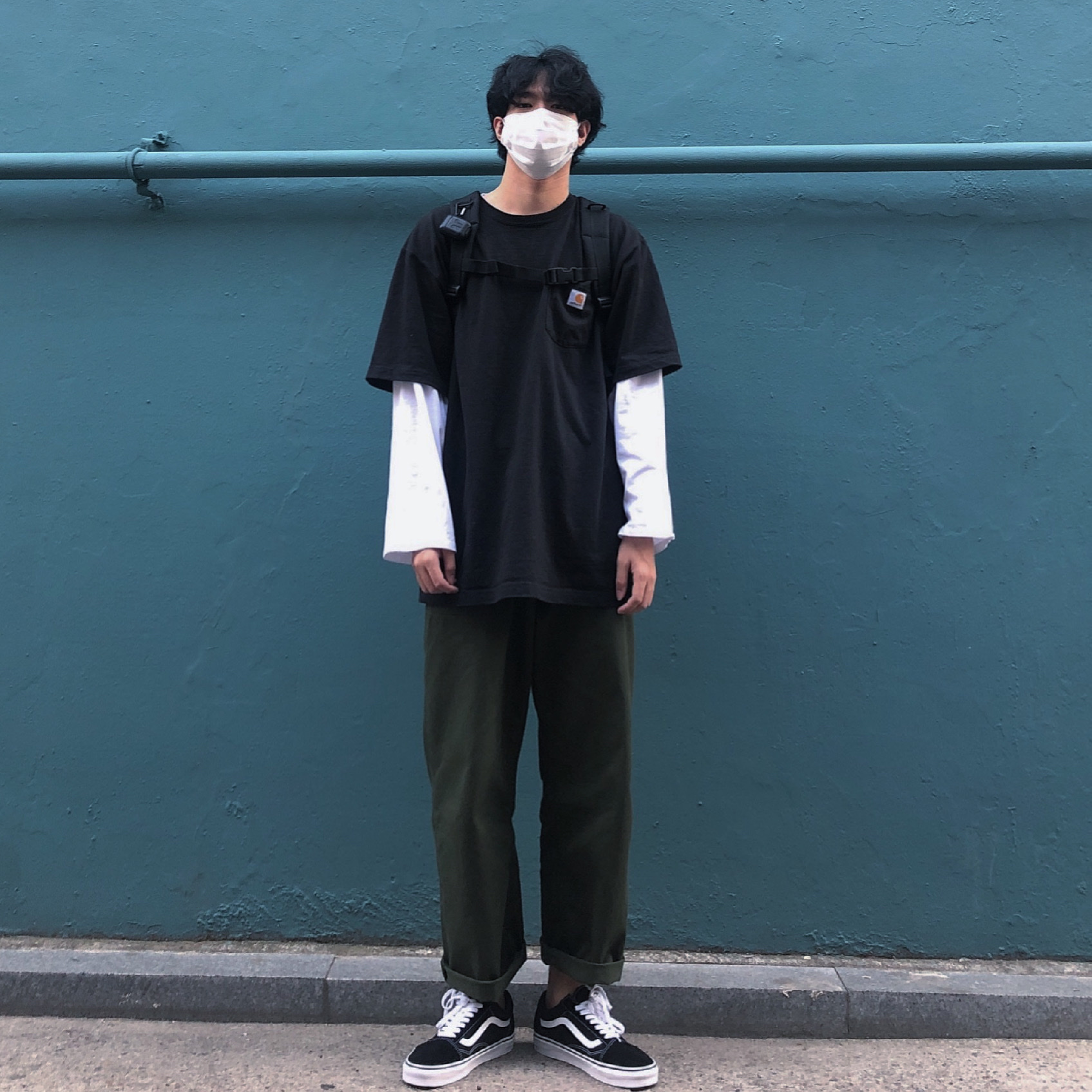 Vans Vault OG Old Skool LX Black 착용 스타일