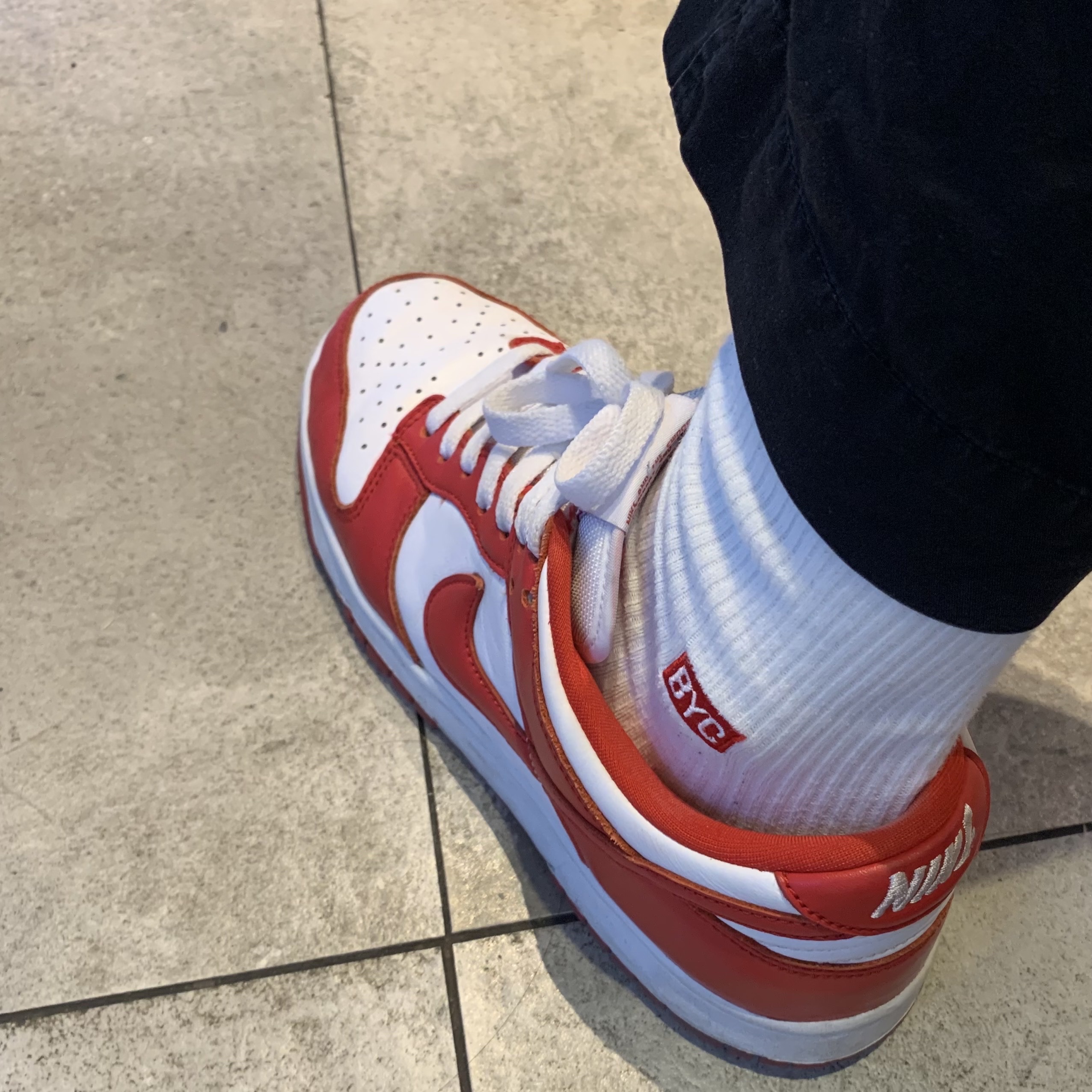 Nike Dunk Low SP University Red 2020 착용 스타일