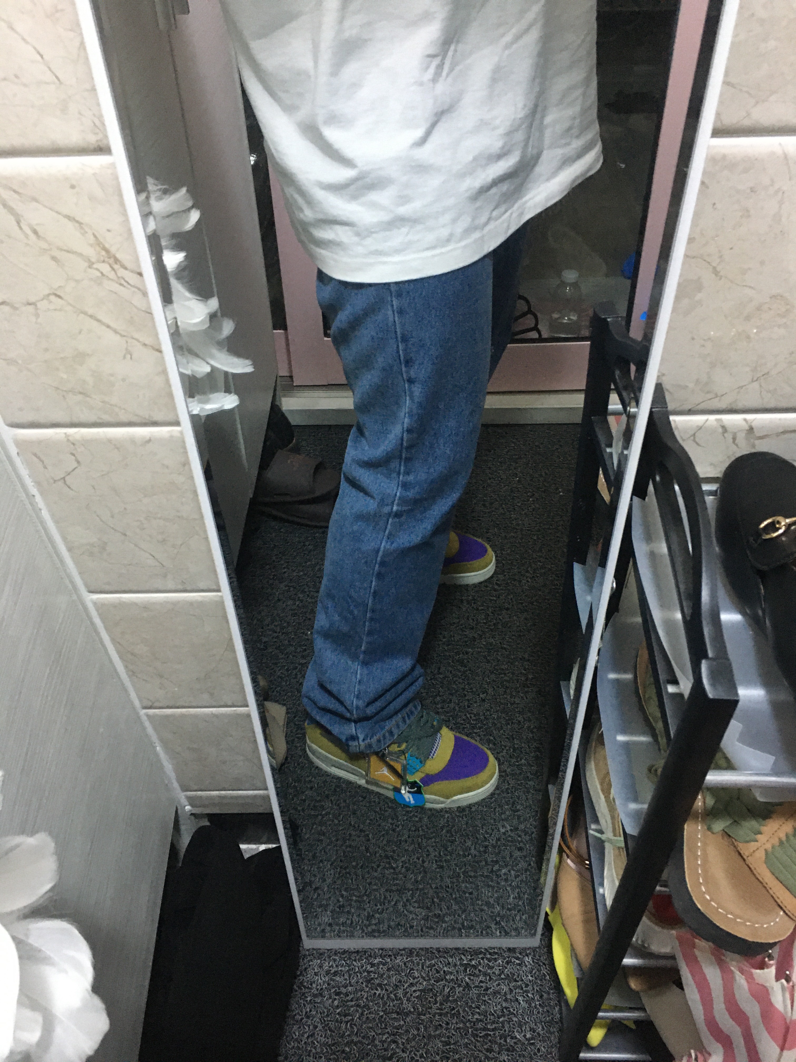 Jordan 4 x Union Retro SP Desert Moss 착용 스타일 - 2