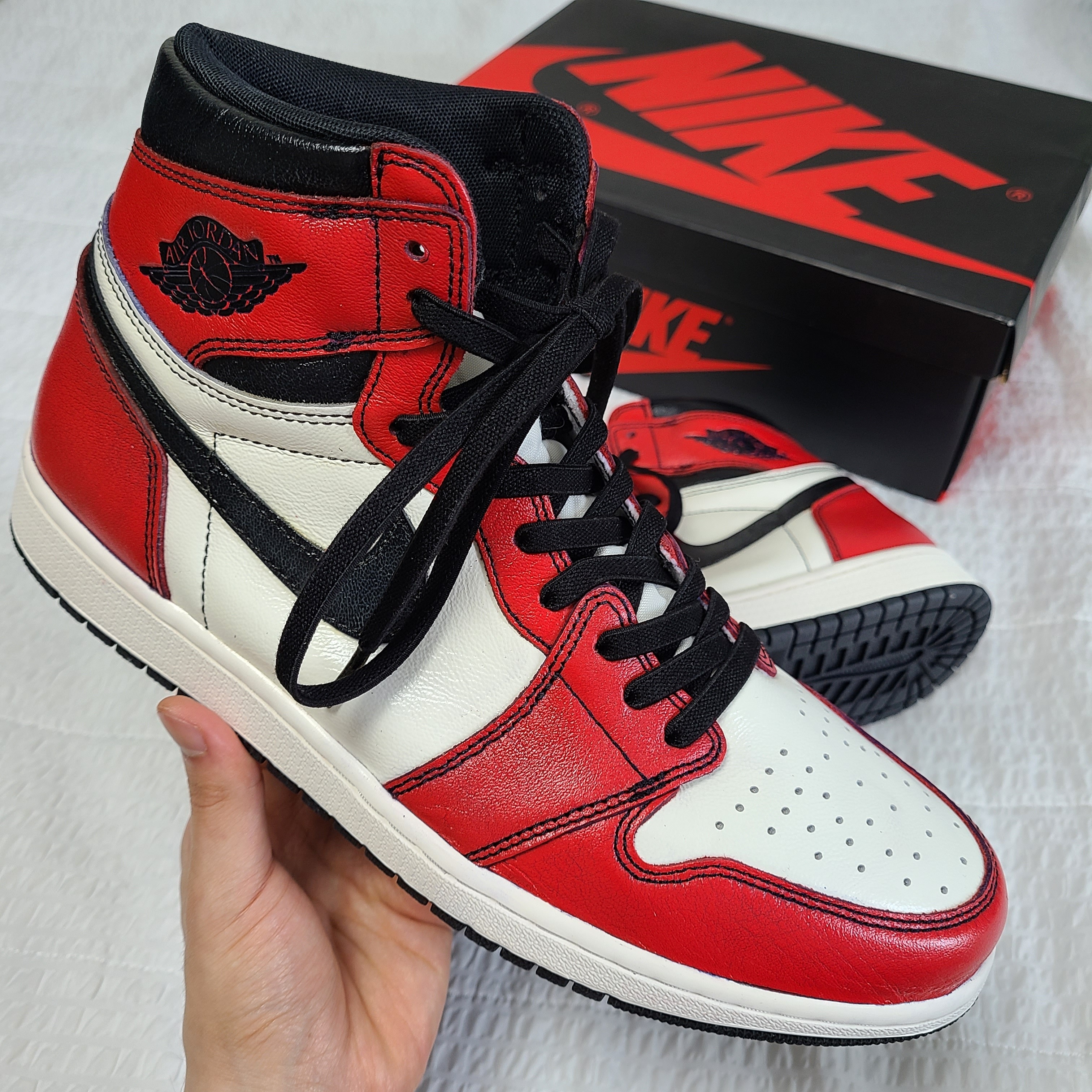 Jordan 1 Retro High OG Defiant SB LA to Chicago 착용 스타일 - 1