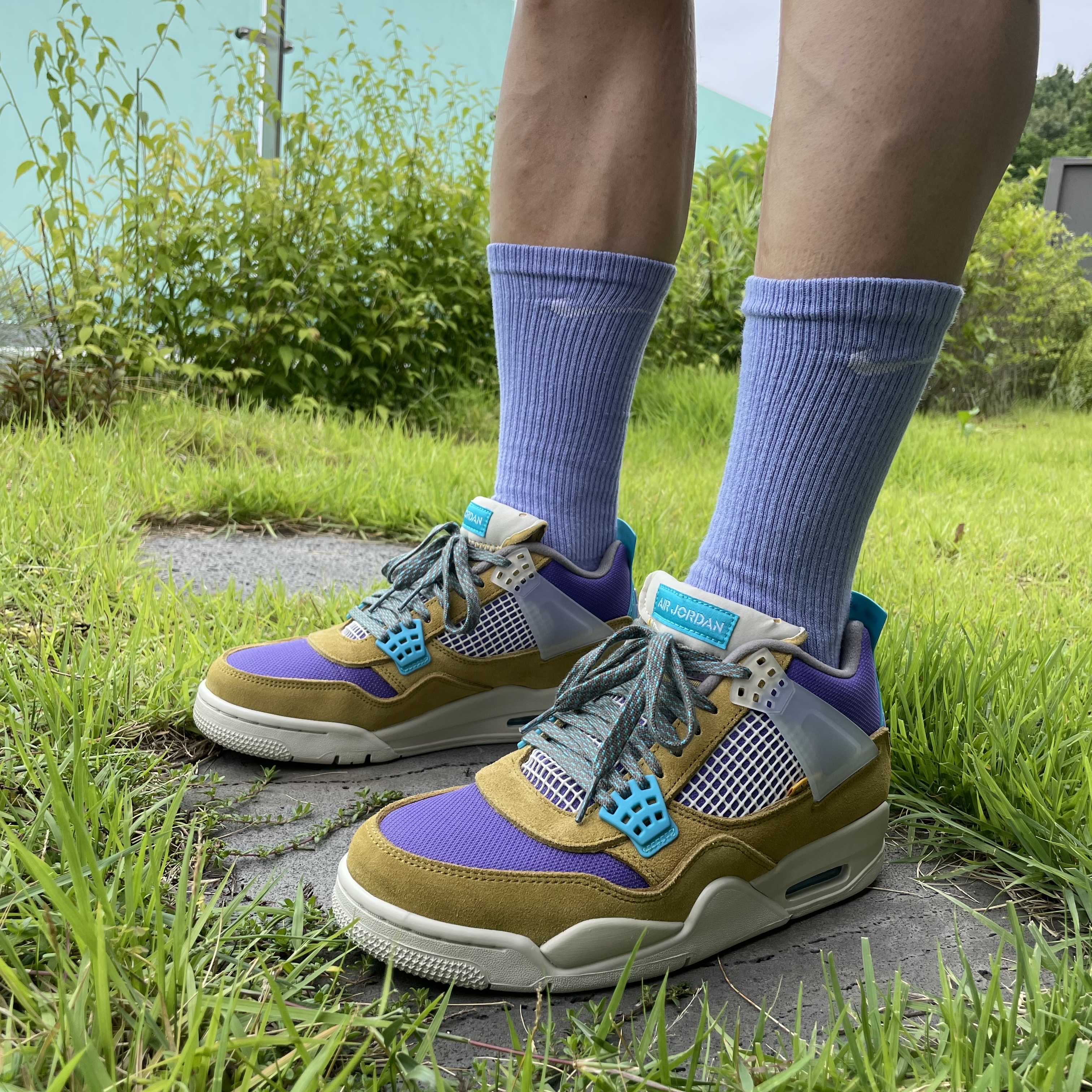 Jordan 4 x Union Retro SP Desert Moss 착용 스타일