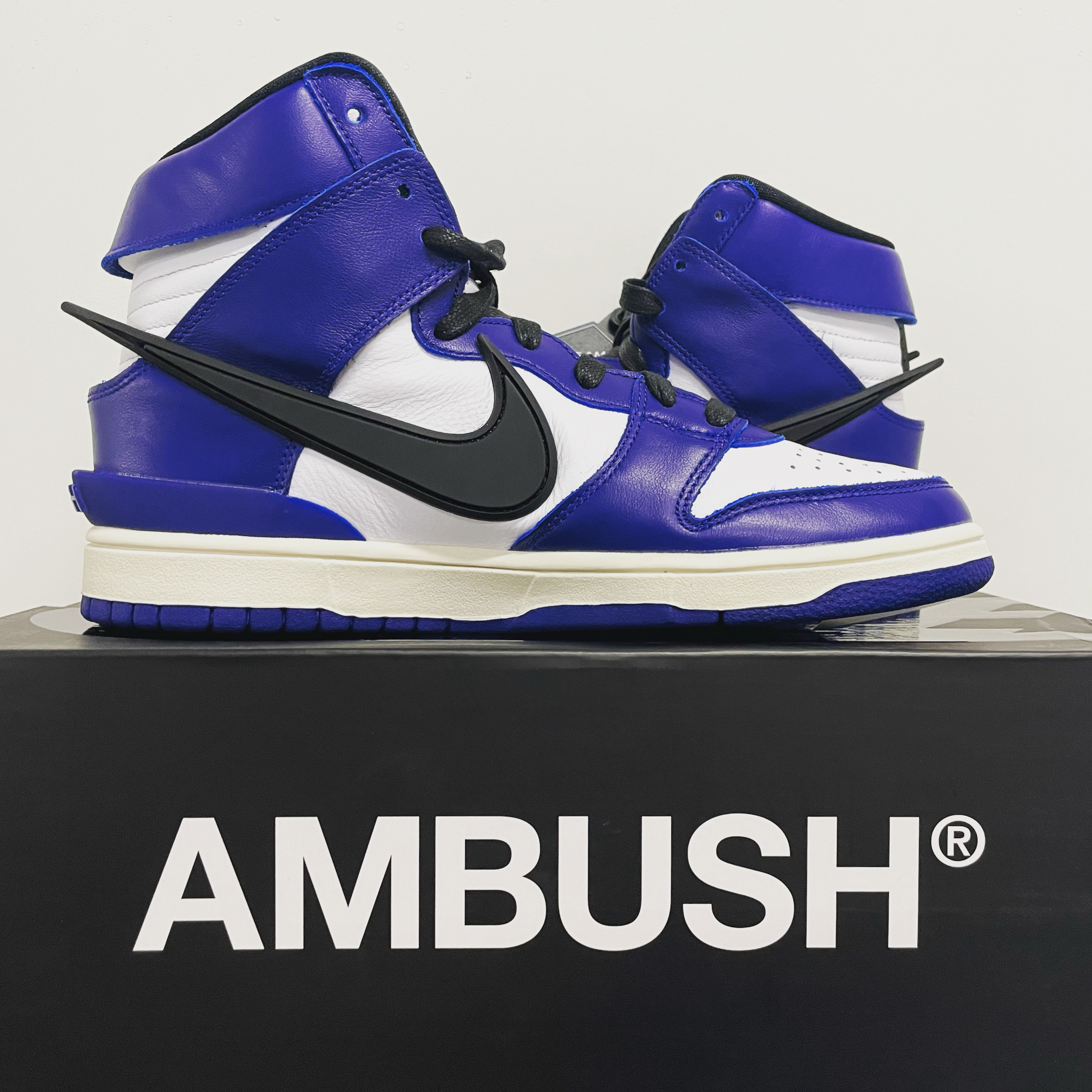 Nike x Ambush Dunk High Deep Royal Blue 착용 스타일