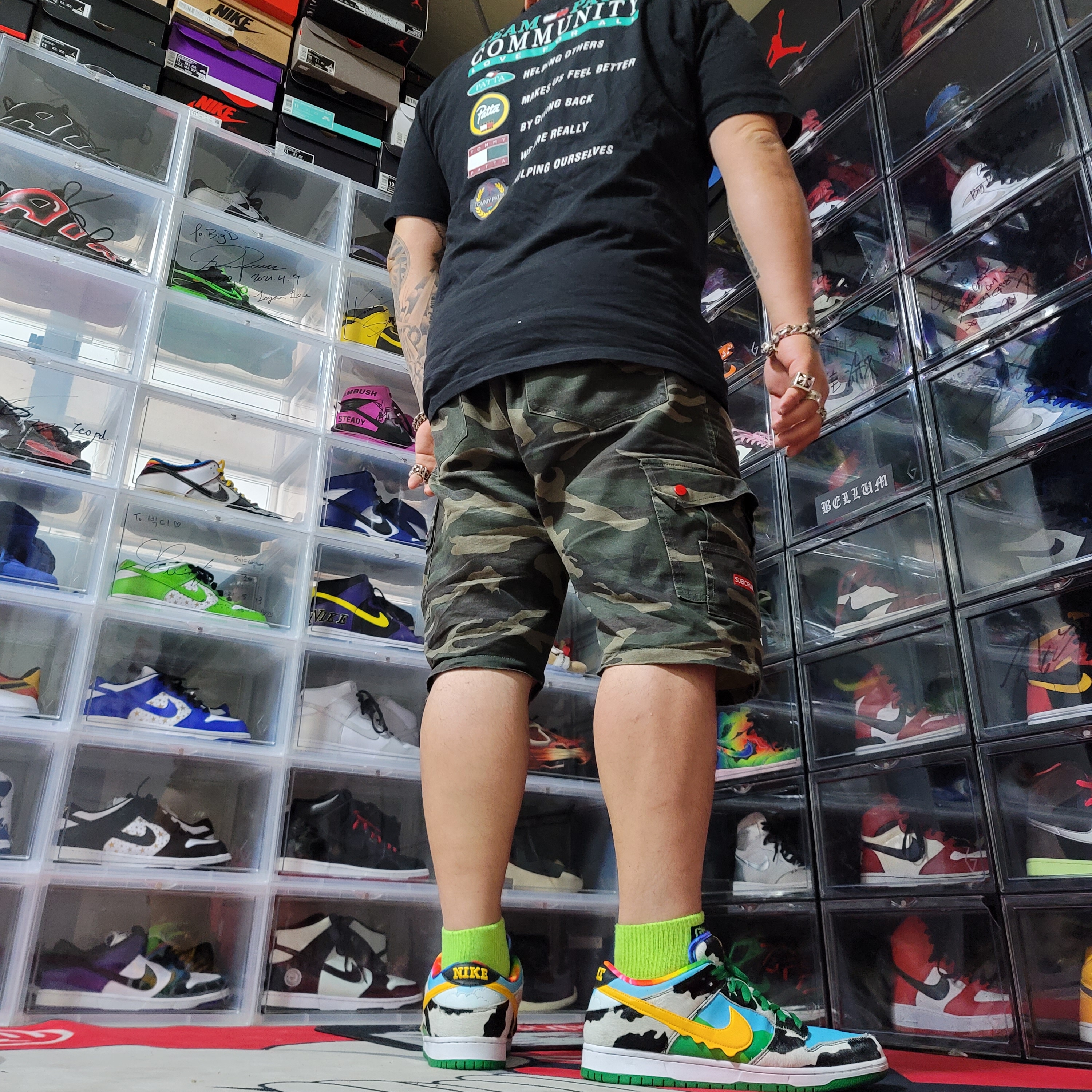 Nike x Ben & Jerry's SB Dunk Low Chunky Dunky 착용 스타일