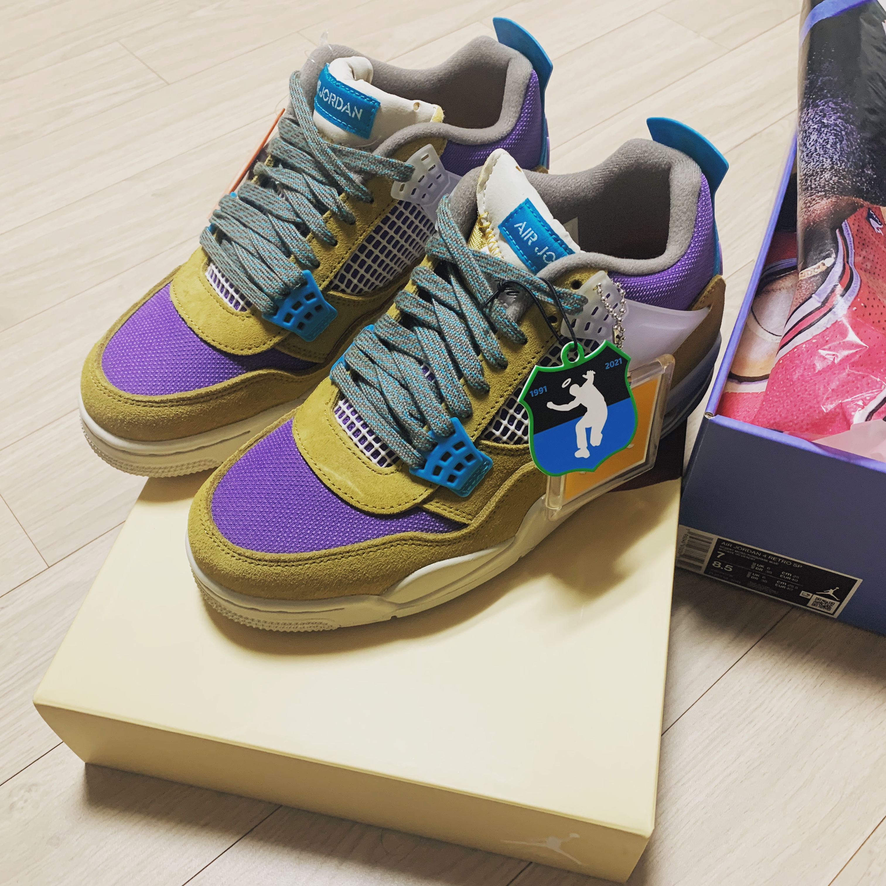 Jordan 4 x Union Retro SP Desert Moss 착용 스타일