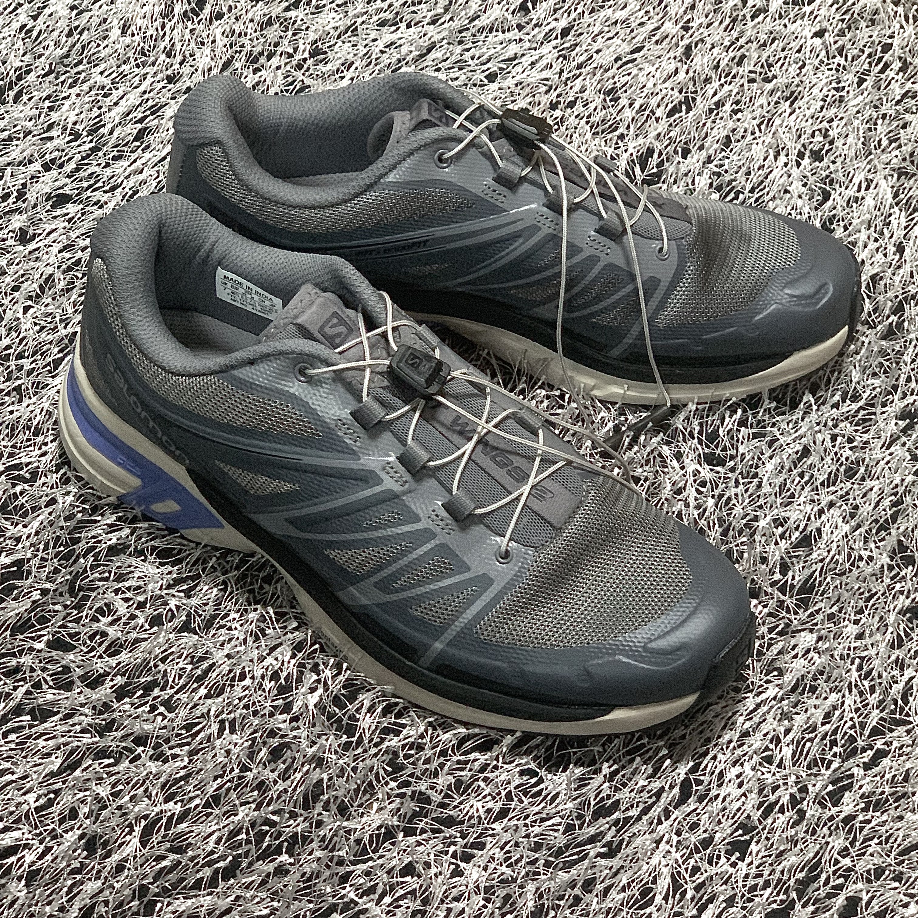Salomon XT-Wings 2 ADV Quiet Shade Silver Cloud 착용 스타일