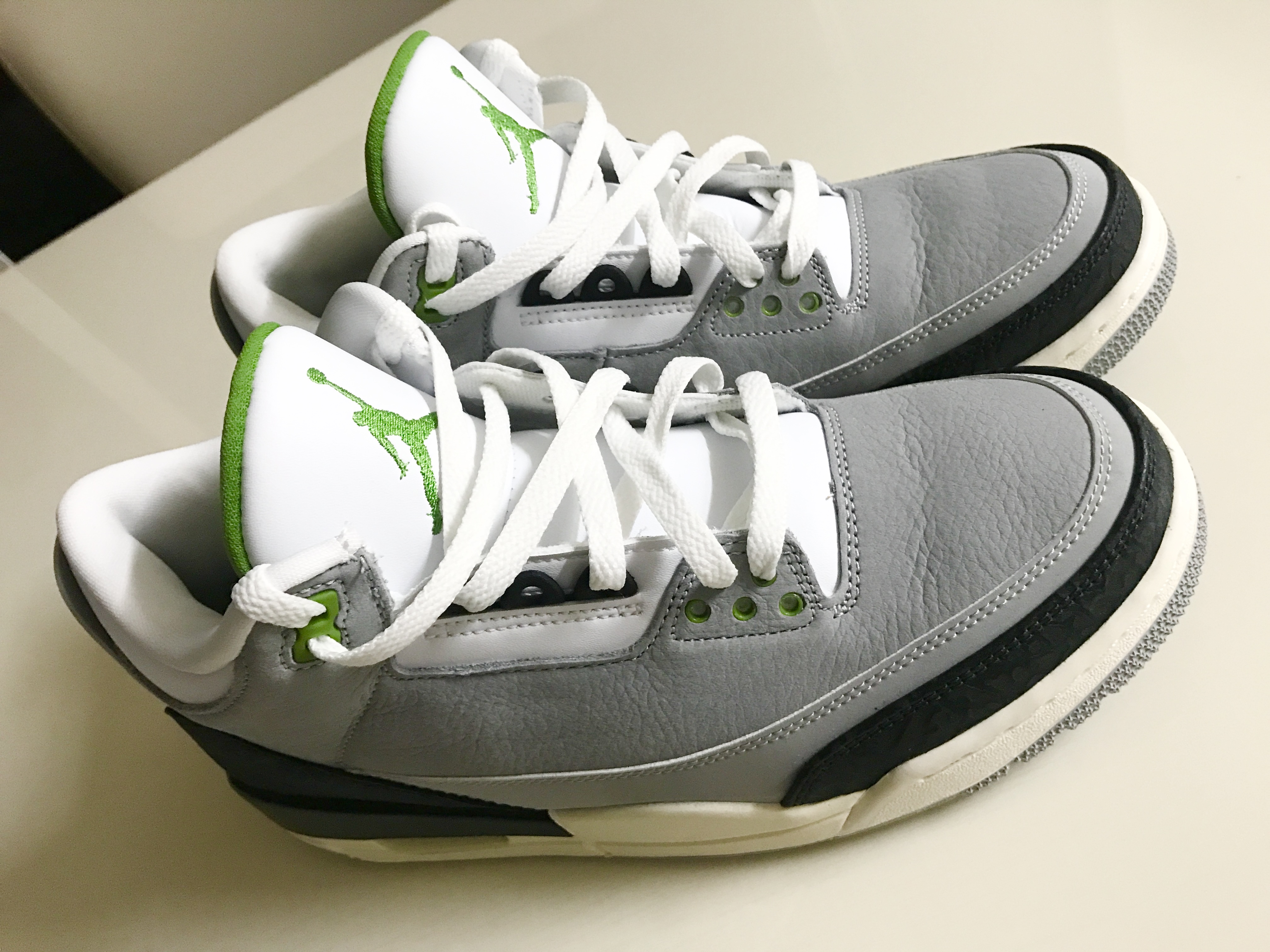Jordan 3 Retro Chlorophyll 착용 스타일
