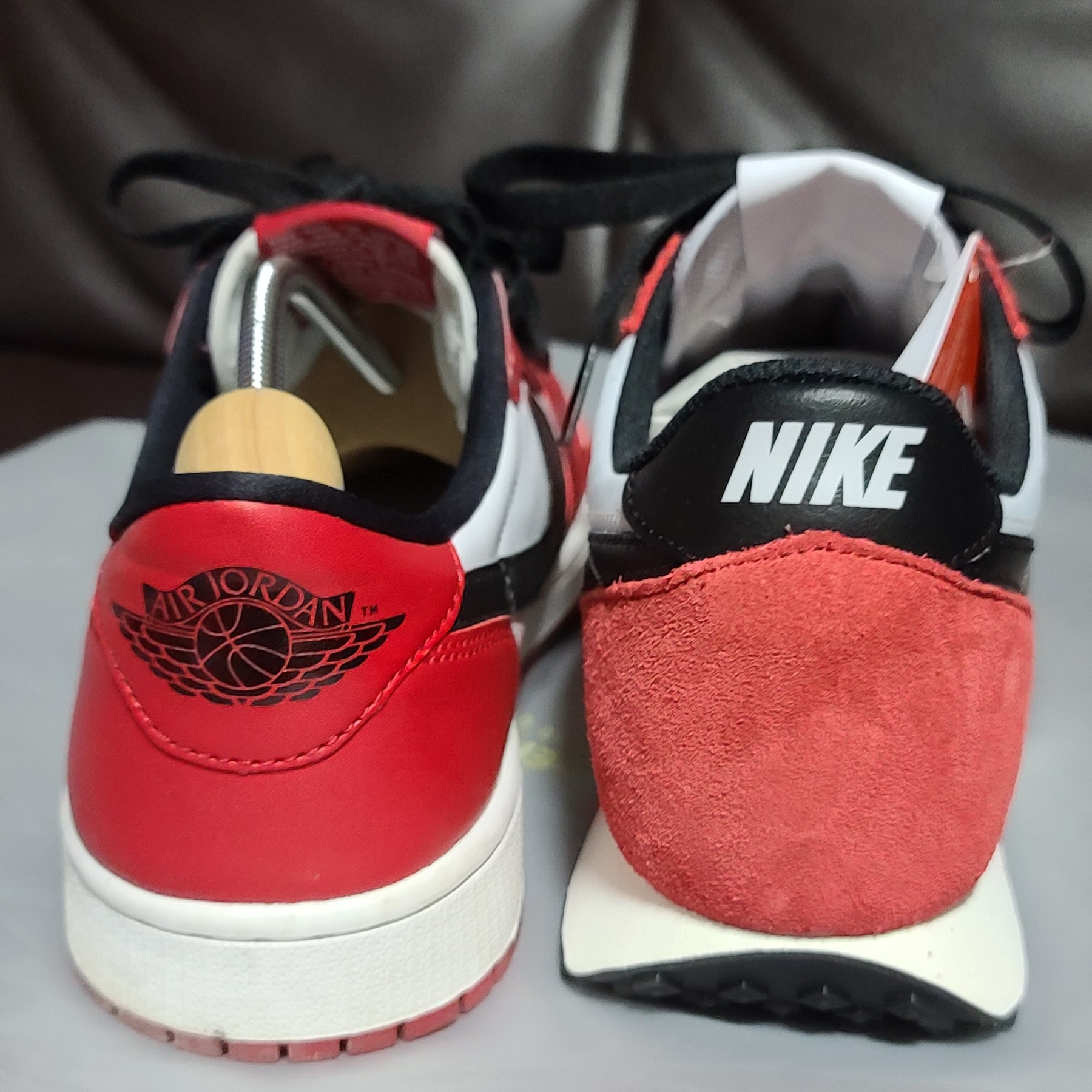 Nike Daybreak Pure Platinum, Jordan 1 Retro Low OG Chicago 2016 착용 스타일 - 4
