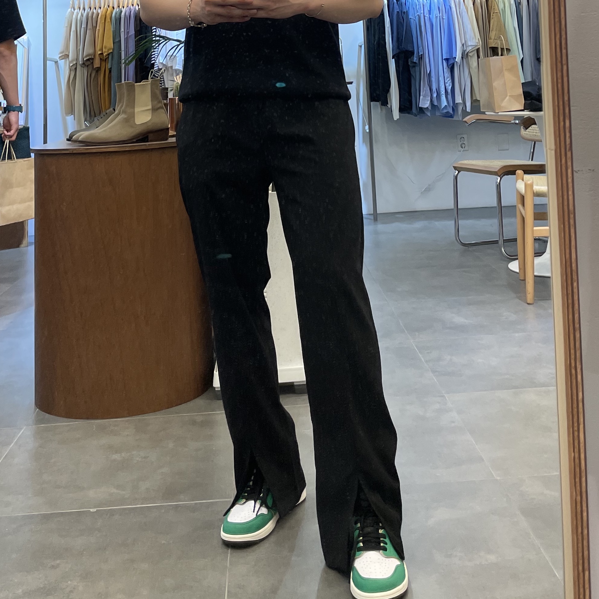(W) Jordan 1 Retro High OG Lucky Green 착용 스타일
