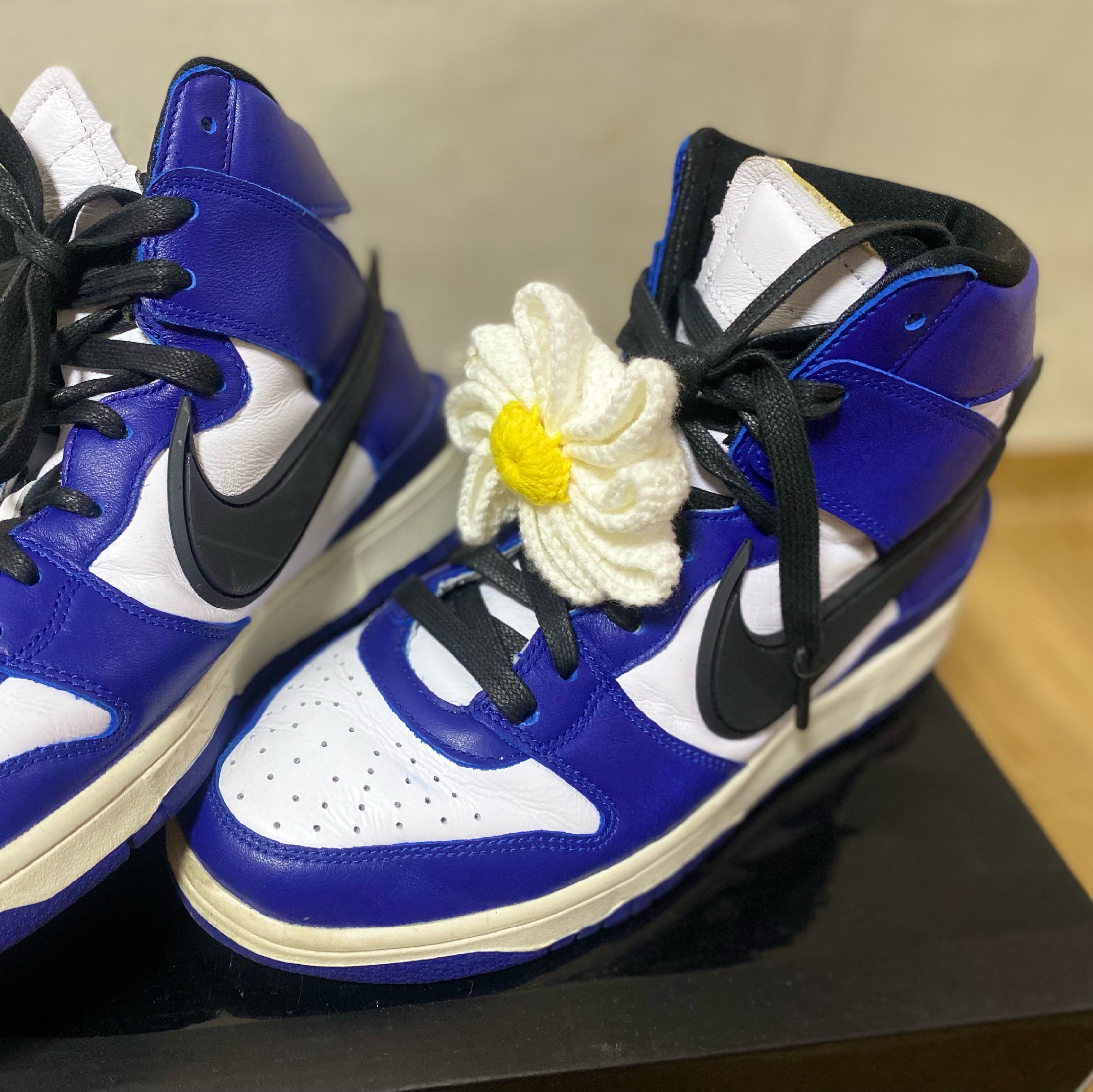 Nike x Ambush Dunk High Deep Royal Blue 착용 스타일
